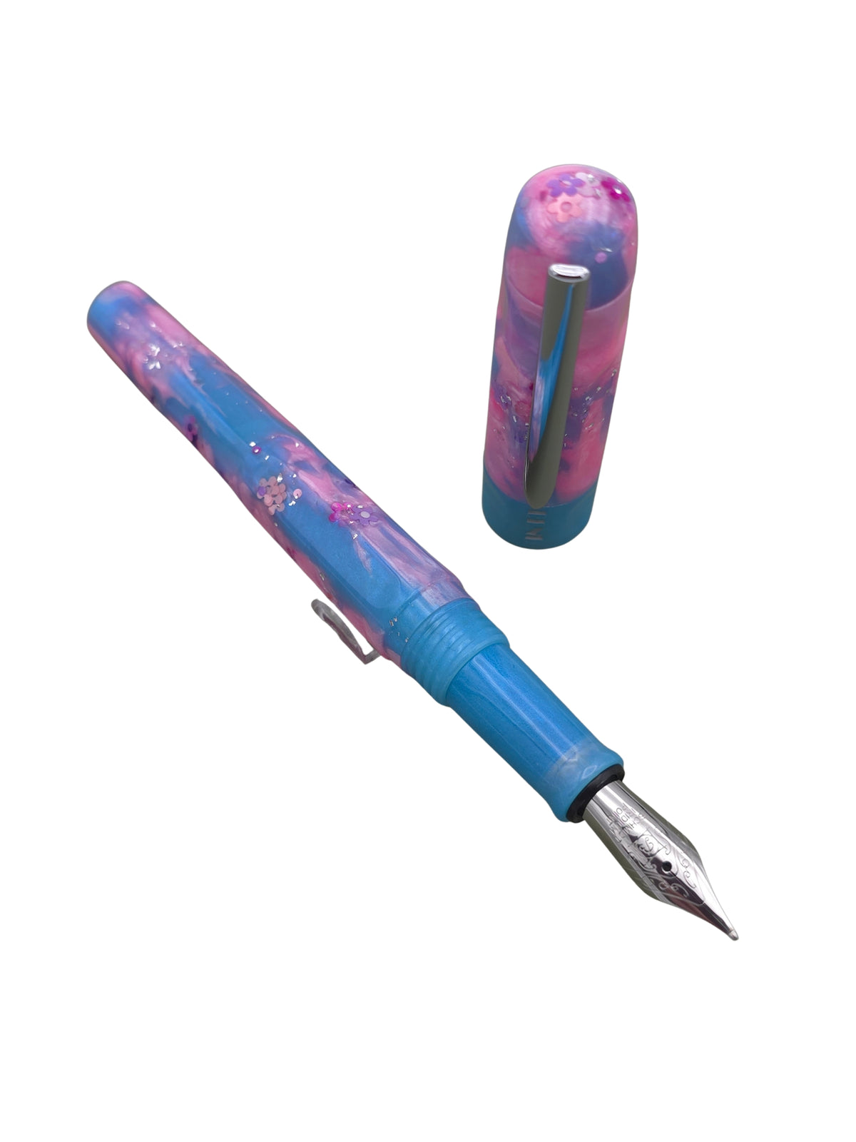 Benu Talisman Sakura Cherry Blossoms - Broad Steel Nib - Pre-Owned