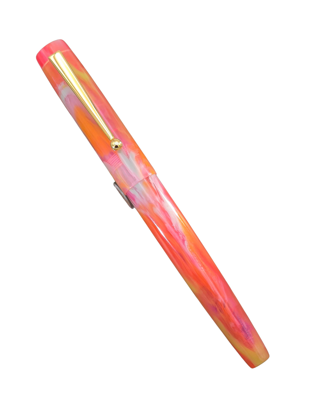 Edison X Goldspot Pens Newark Patent Pending Pink LE - Medium Steel Nib - Pre-Owned