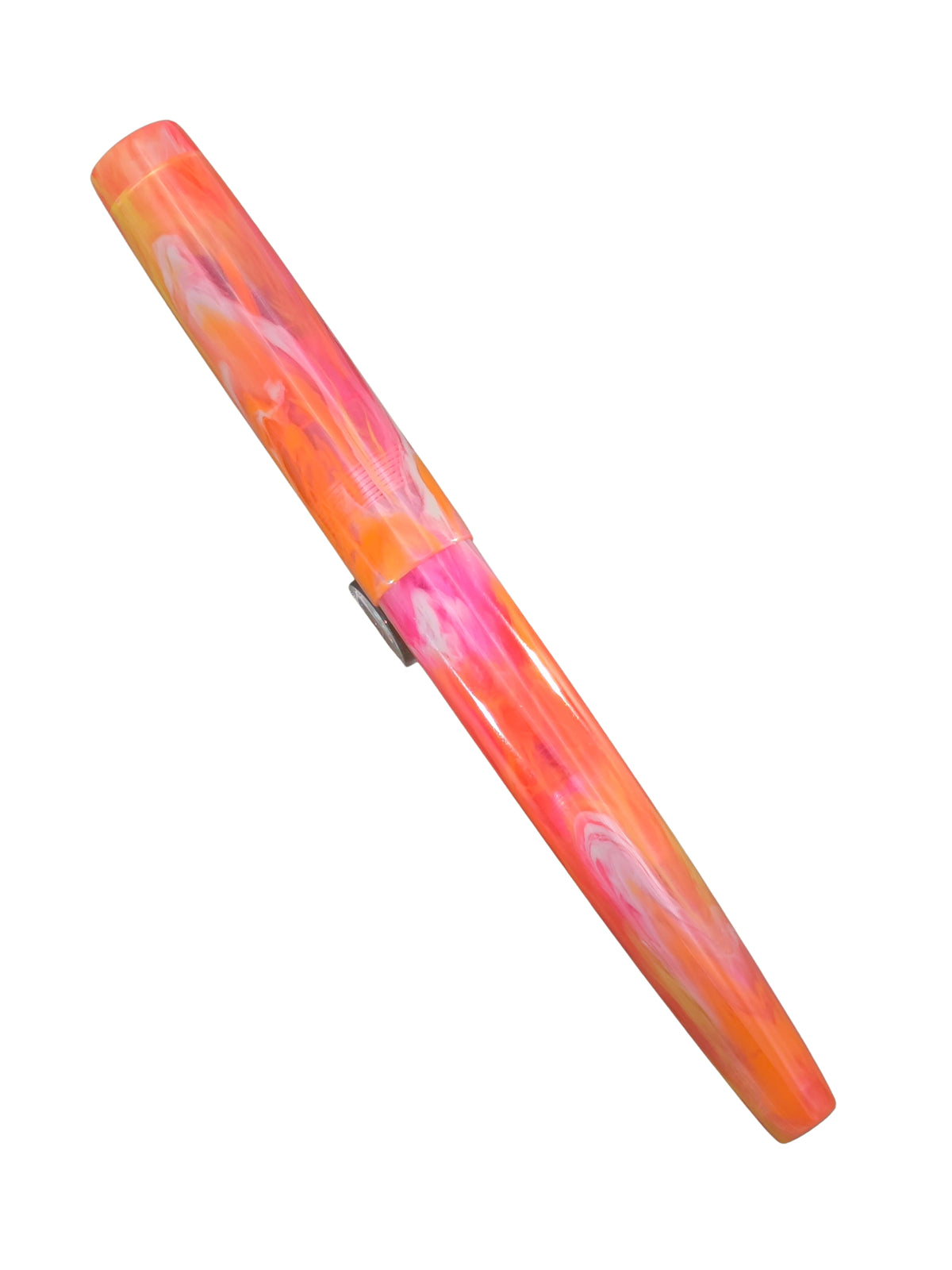 Edison X Goldspot Pens Newark Patent Pending Pink LE - Medium Steel Nib - Pre-Owned