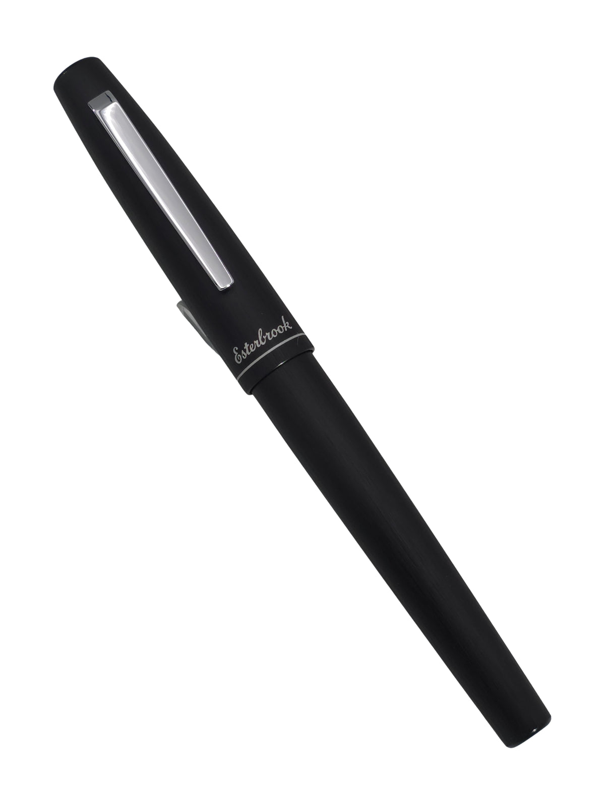 Esterbrook Camden Black Brushed Metal - Fine Steel Nib - Pre-Owned
