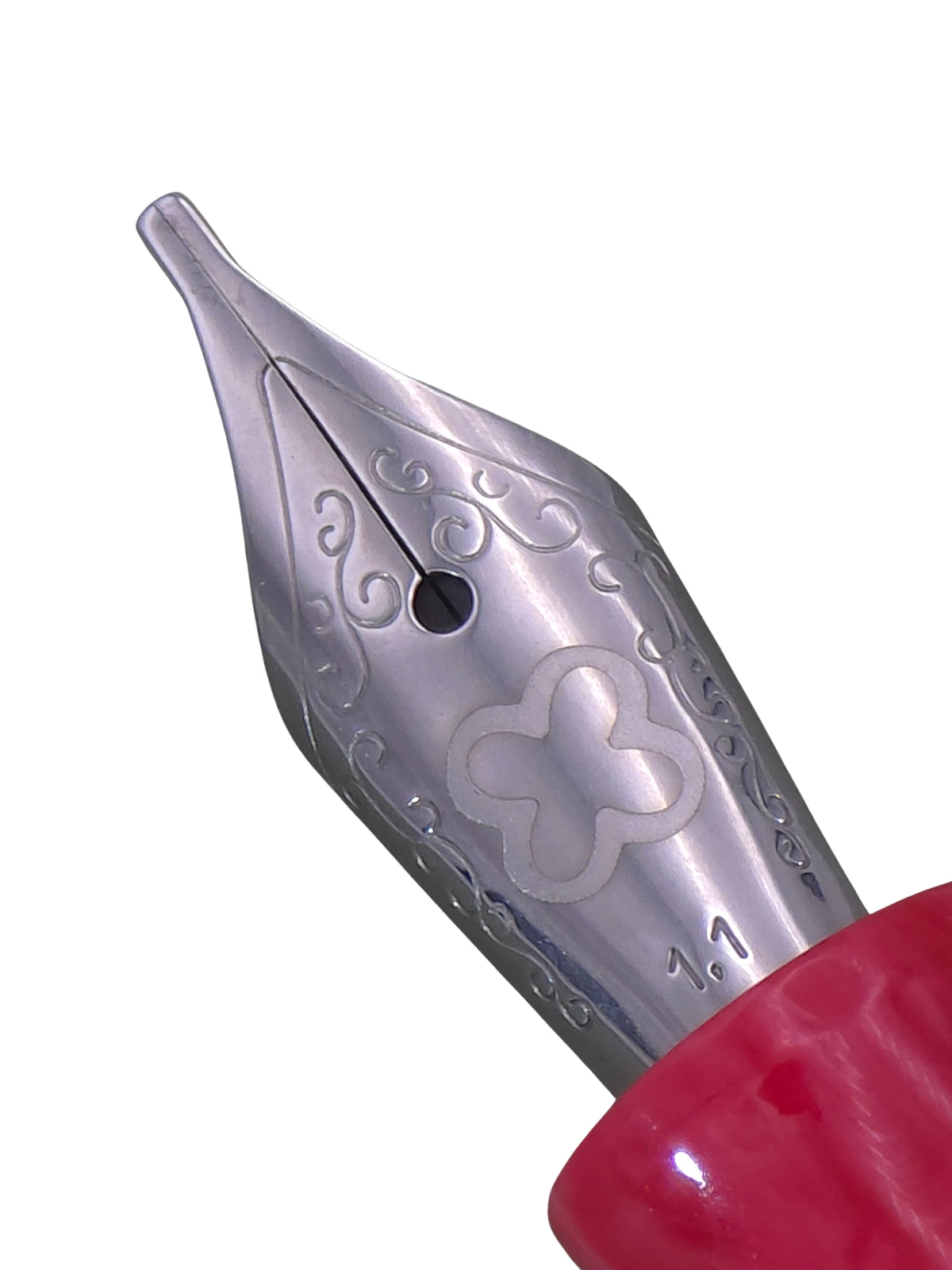 Esterbrook JR Carmine Red - 1.1 Stub Steel Nib - Pre-Owned