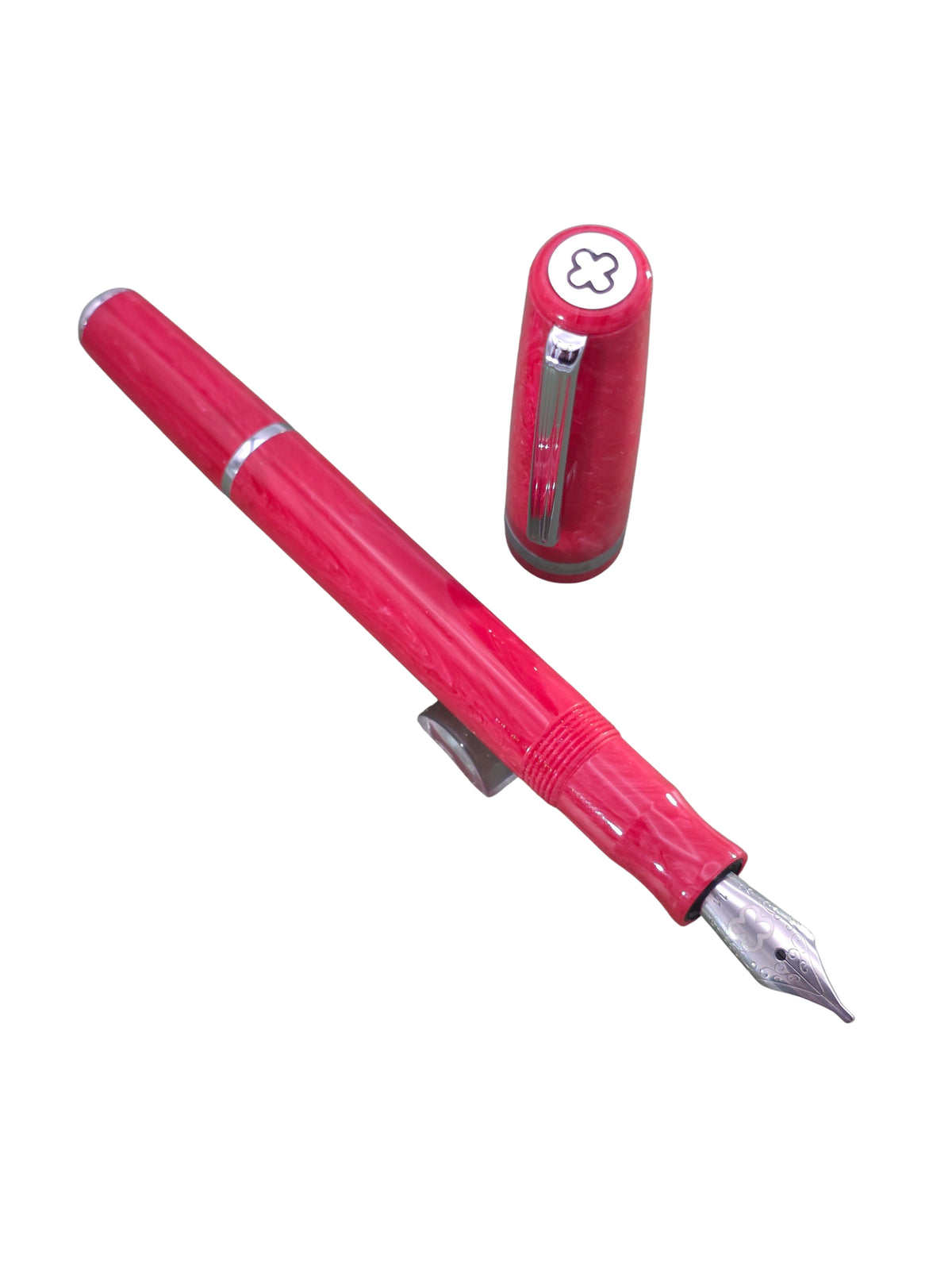 Esterbrook JR Carmine Red - 1.1 Stub Steel Nib - Pre-Owned