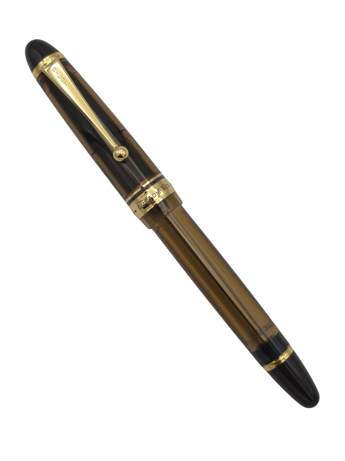 Pilot Custom 823 Amber - 14k Medium Nib - Pre-Owned