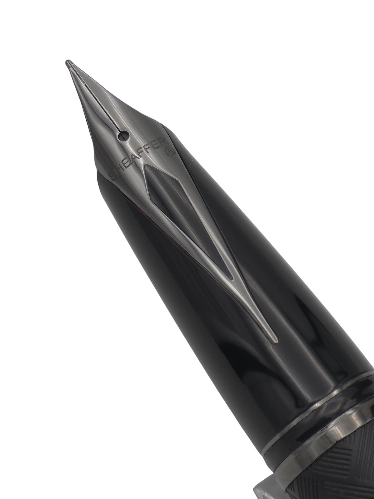 Sheaffer Legacy Black Chevron - Fine Steel Nib - Pre-Owned