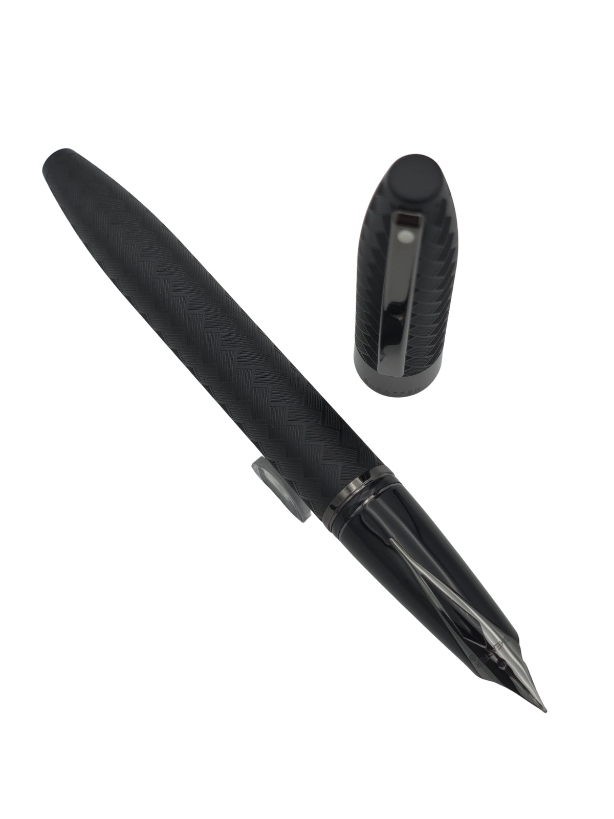 Sheaffer Legacy Black Chevron - Fine Steel Nib - Pre-Owned