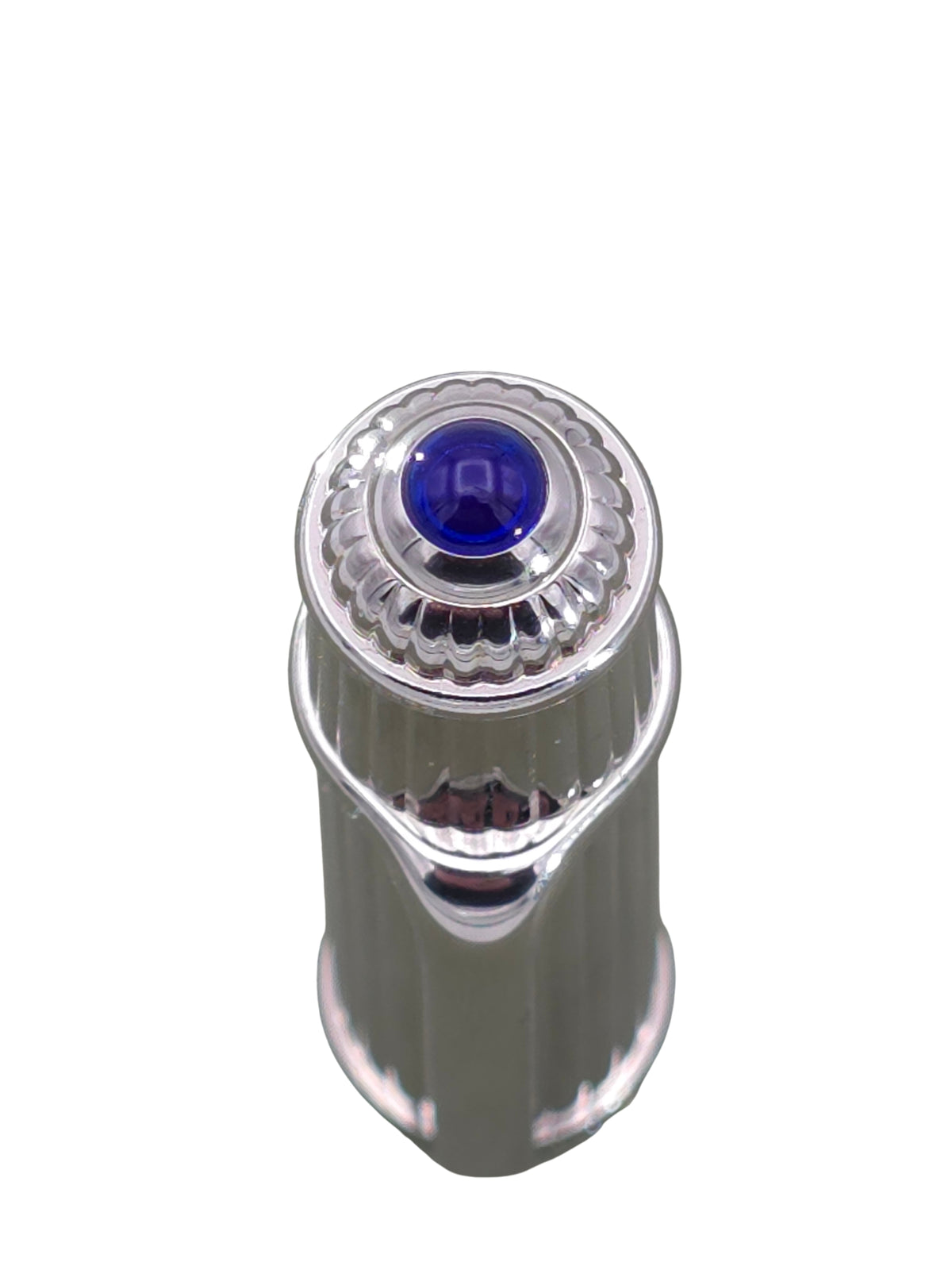 Cartier Diabolo Platinum Godron Pinstripe - 18k Medium Nib - Pre-Owned