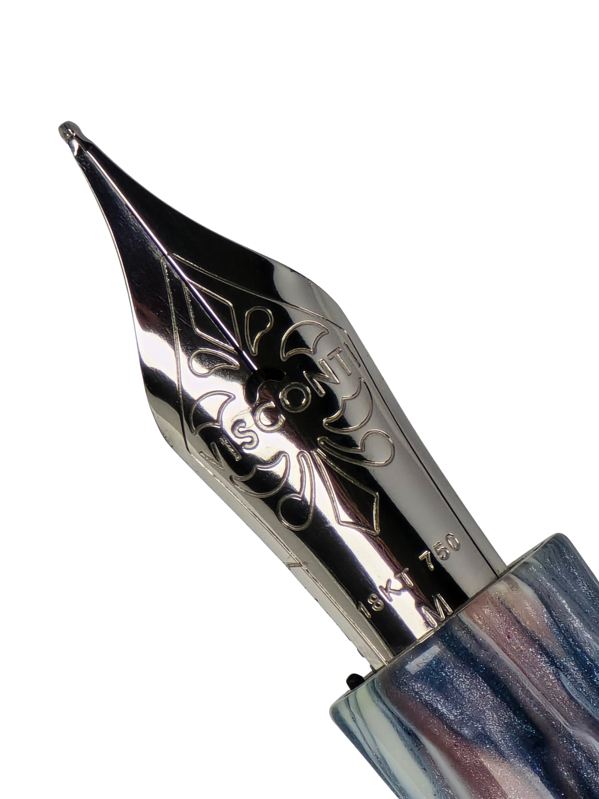 Visconti Voyager Mariposa Painted Beauty - 18k Medium Nib - Pre-Owned