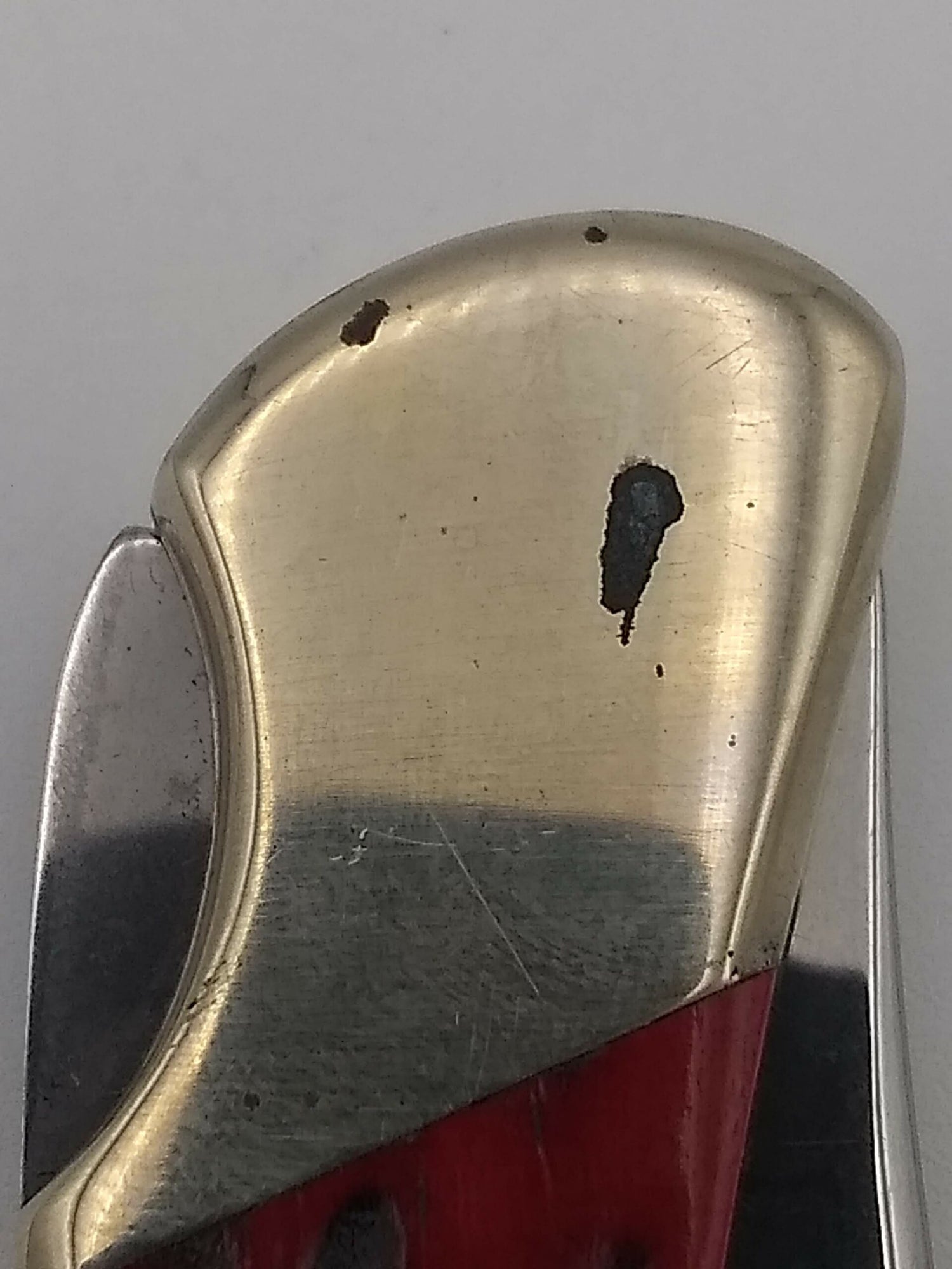 Bertram Cutlery Hen & Rooster Soligen 351-B5 Burgundy Bone Folding Knife