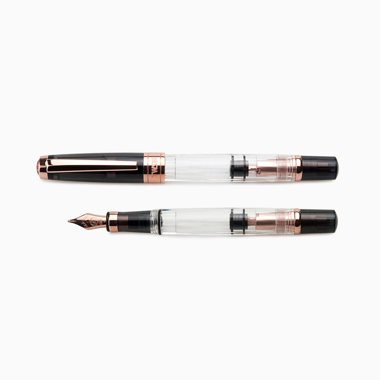 TWSBI DIAMOND 580 SMOKE ROSE GOLD II FOUNTAIN PEN