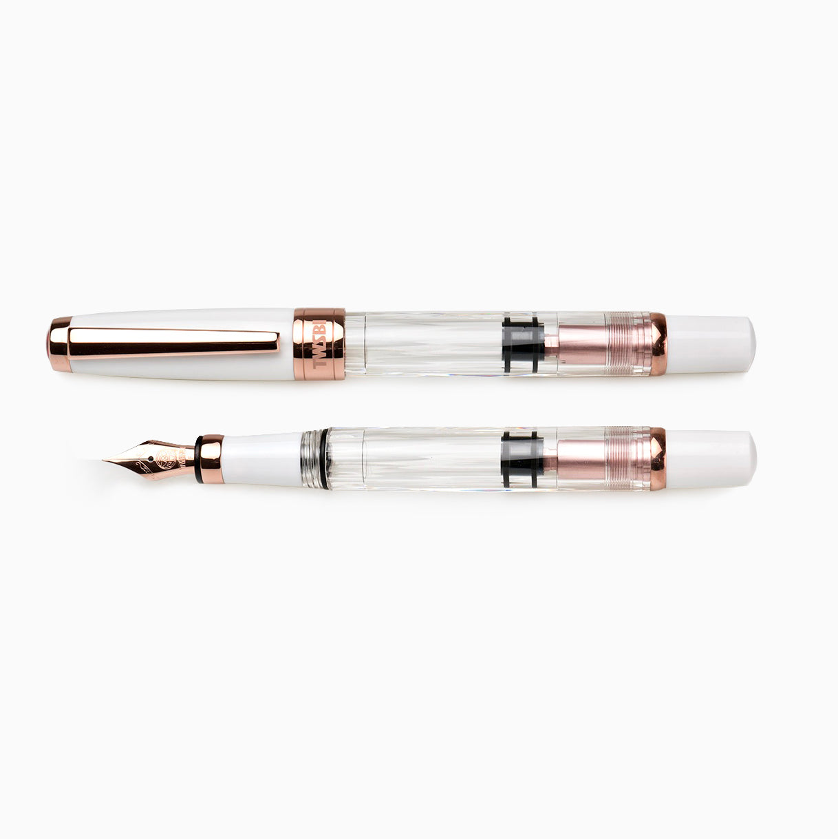 TWSBI DIAMOND 580 WHITE ROSE GOLD II FOUNTAIN PEN