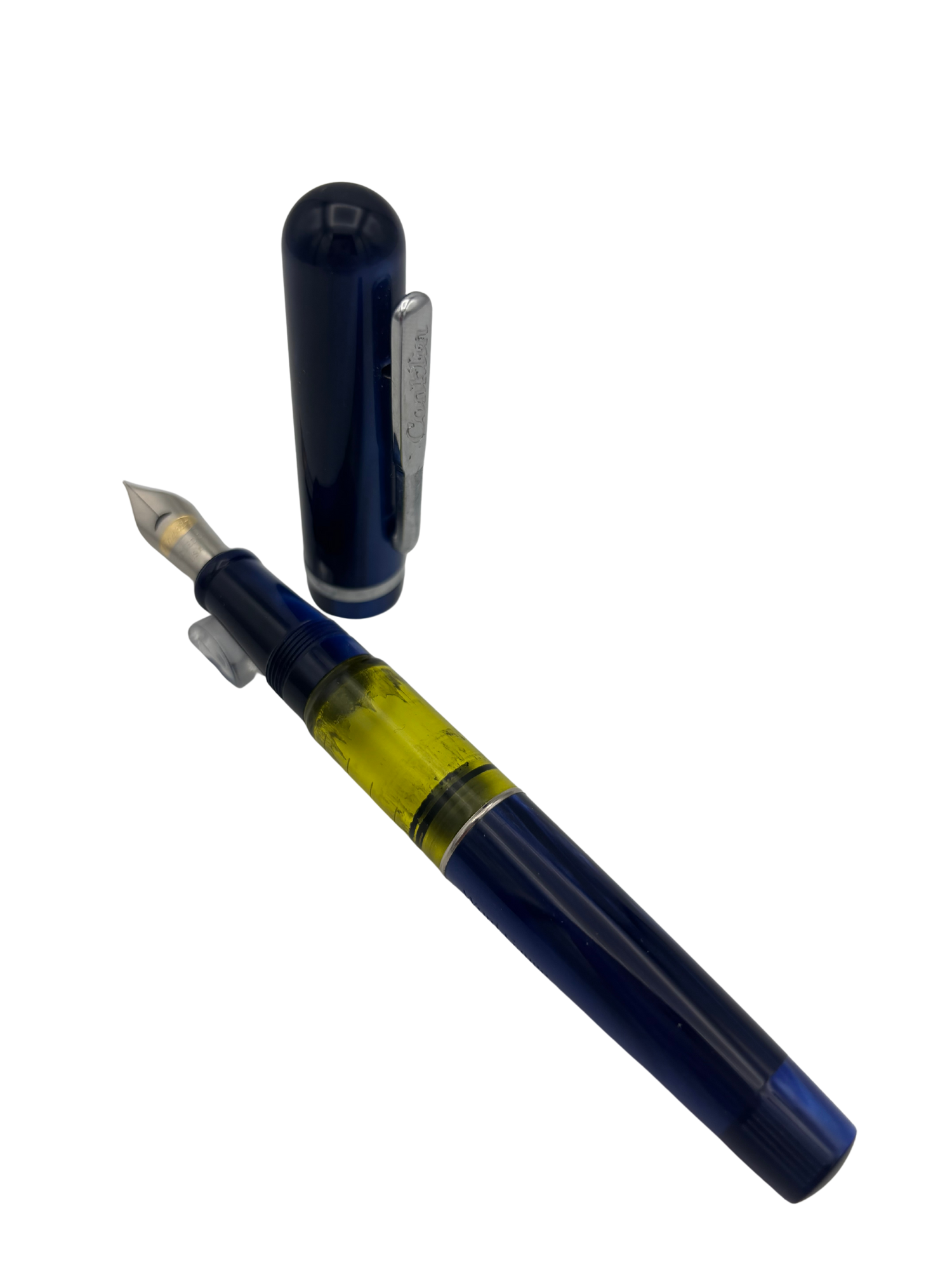 Conklin Ward Gauge Blue - Fine Steel Nib - Pre-Owned