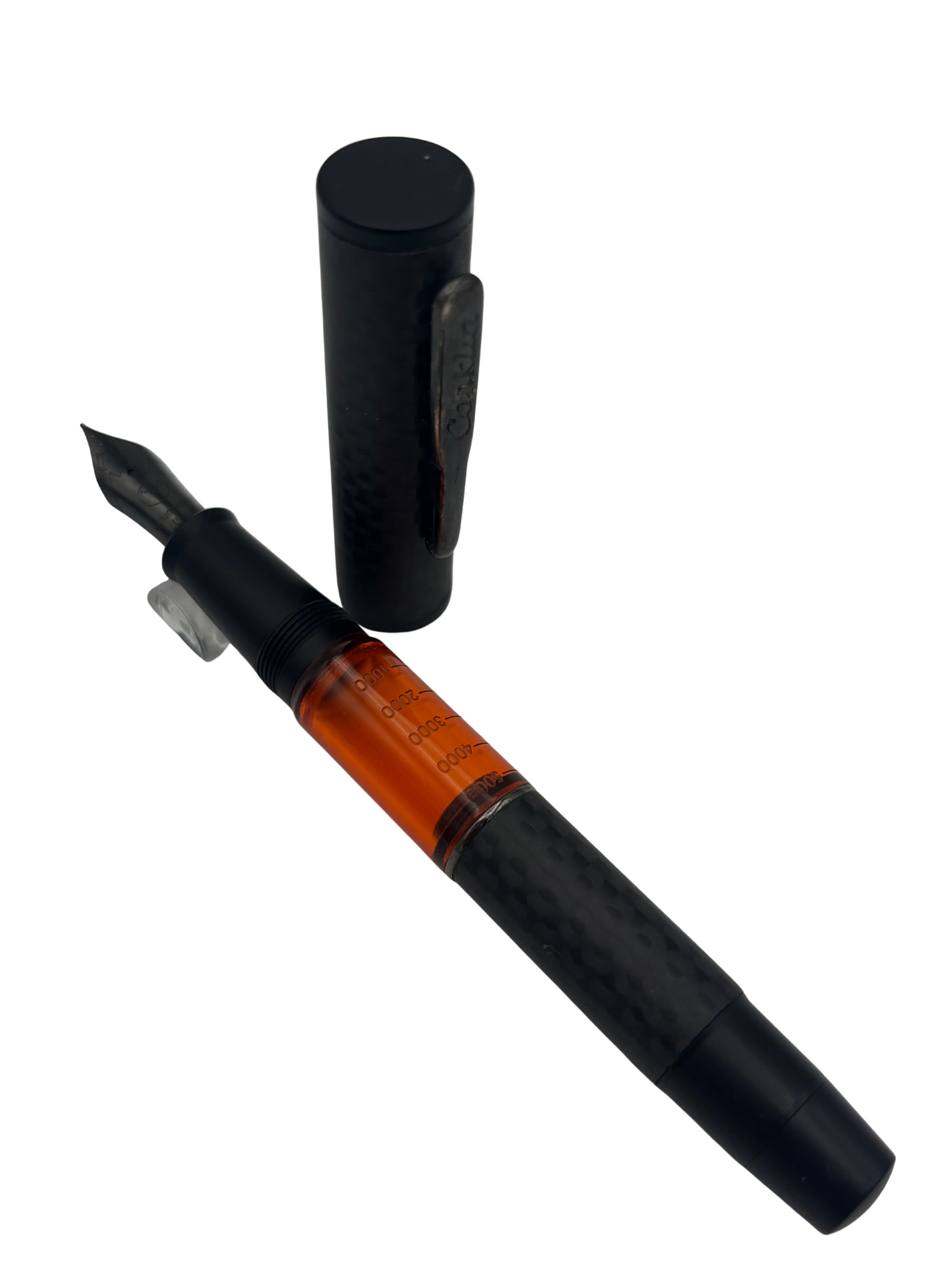 Conklin Ward Gauge Carbon - Medium Steel Nib - Pre-Owned