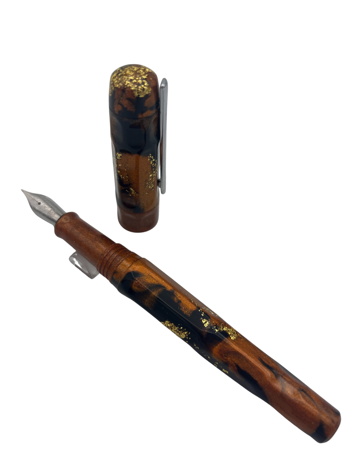 Benu Talisman Tigers Eye - Medium Nib