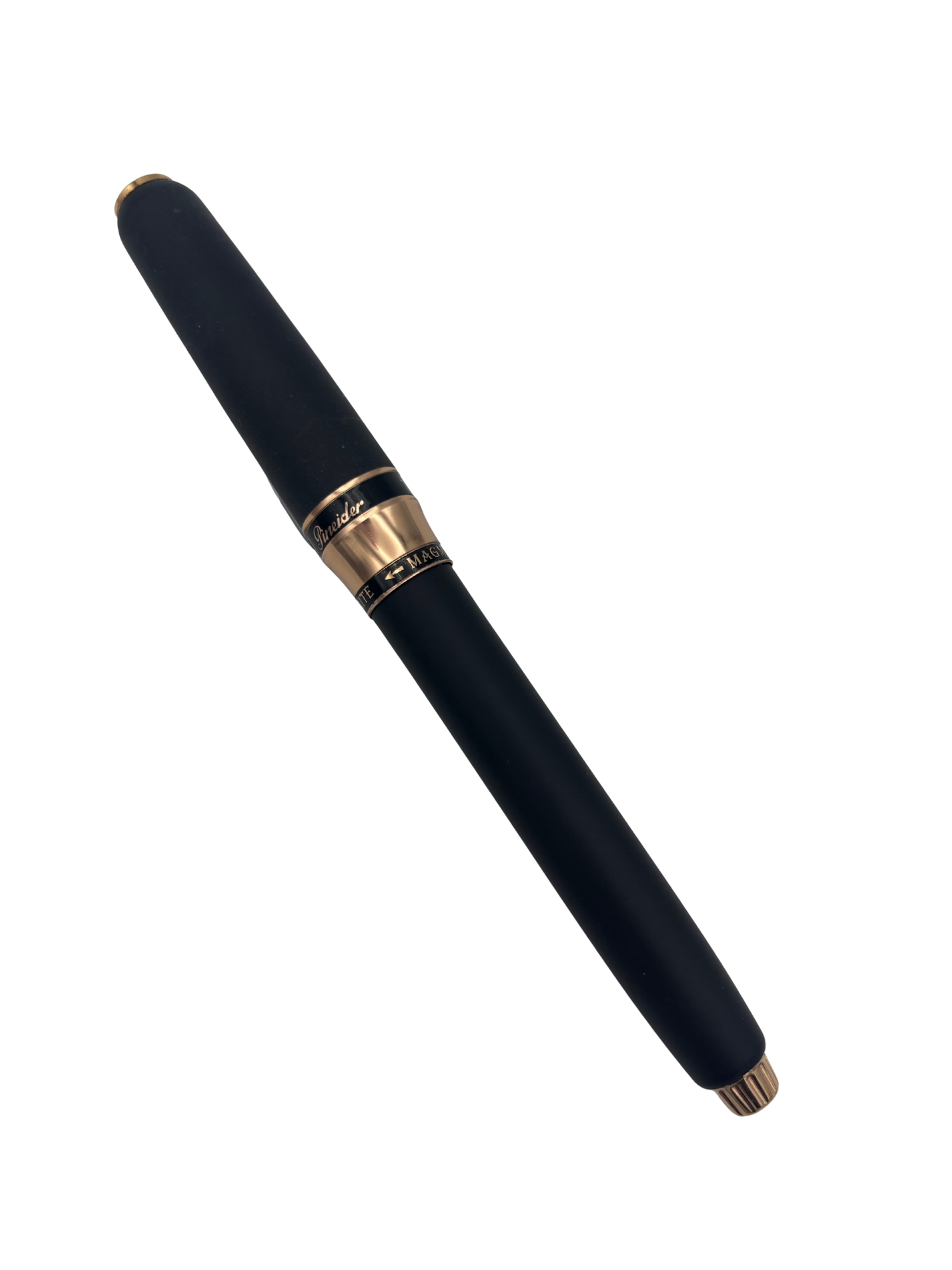 Pineider The Alchemist Stomboli Black - 14k Stub Quill Nib - Pre-Owned