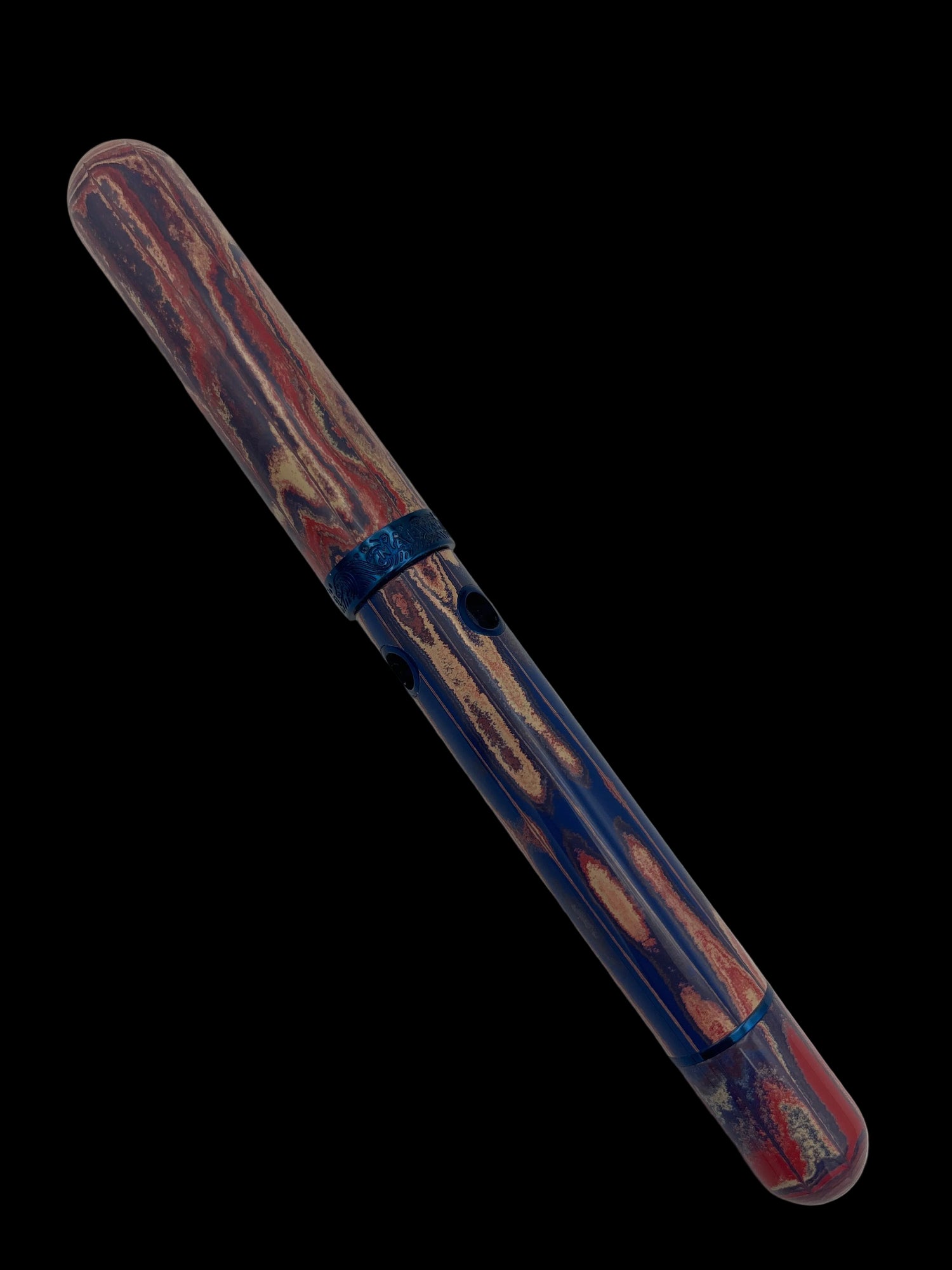 Nahvalur Nautilus Blue Ringed - Medium Nib