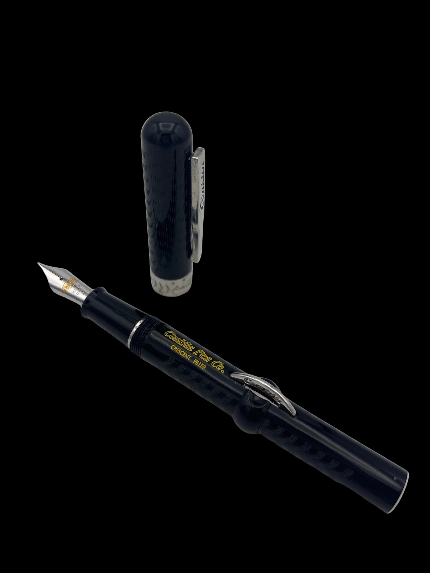 Conklin Mark Twain Black - 14k Fine Nib