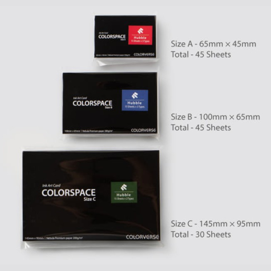 Colorverse Colorspace Hubble Ink Art Card