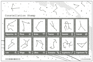 Colorverse Colorspace Constellation Ink Art Card Size C