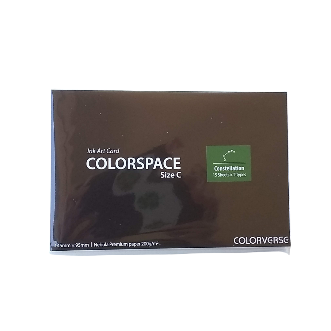 Colorverse Colorspace Constellation Ink Art Card Size C