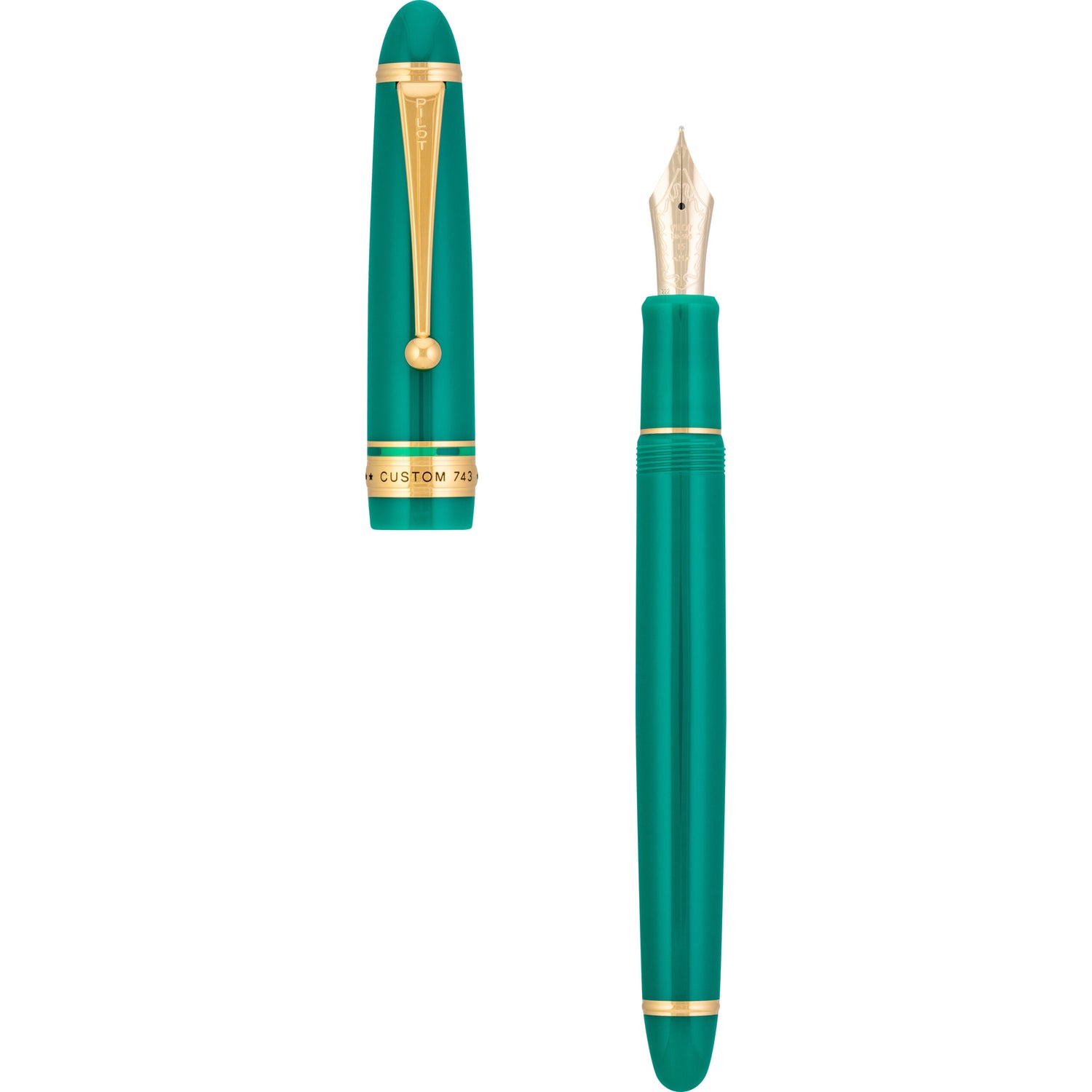 Pilot Custom 743 US Exclusive Verdigris Green