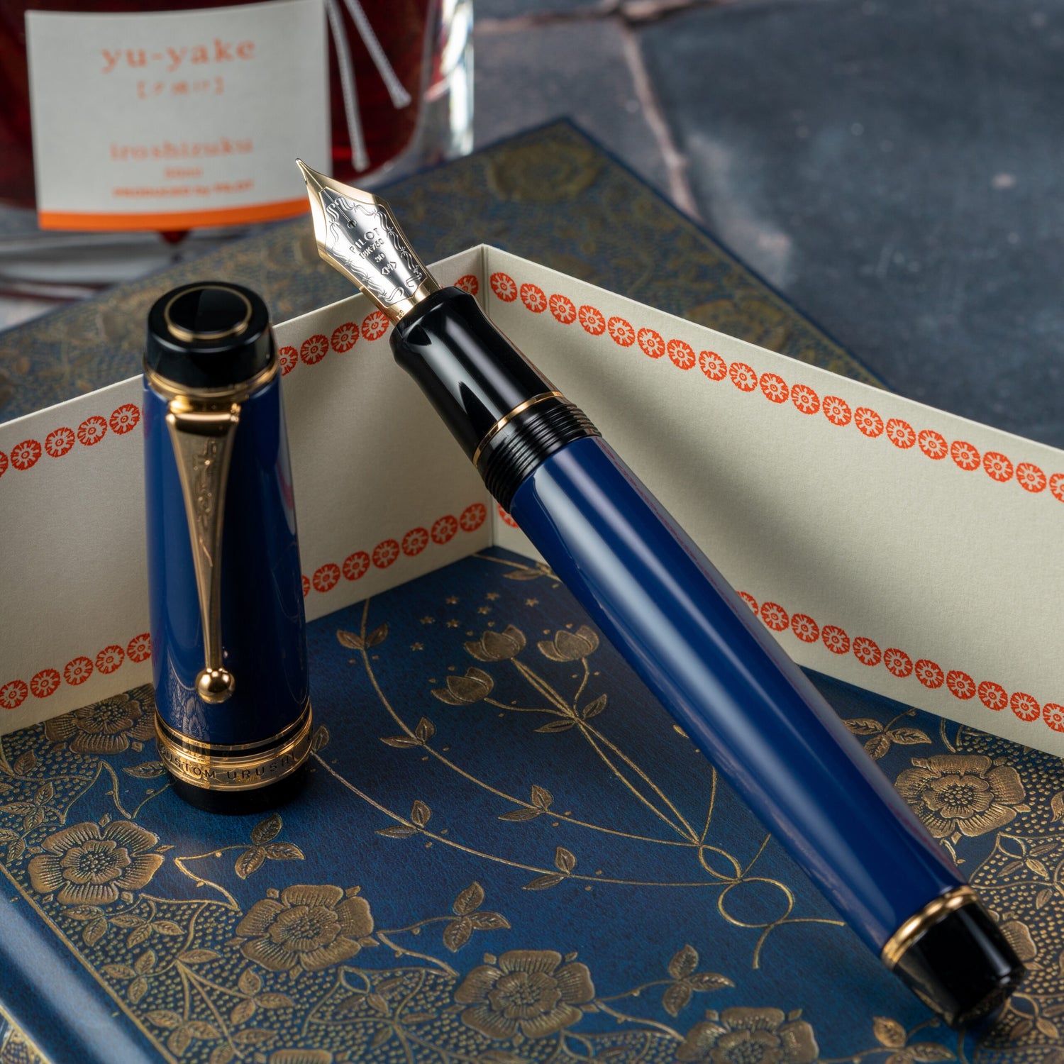 Pilot Custom Urushi Prussian Blue