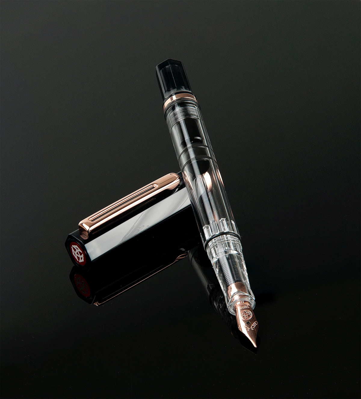 TWSBI ECO Smoke Rose Gold Fountain Pen