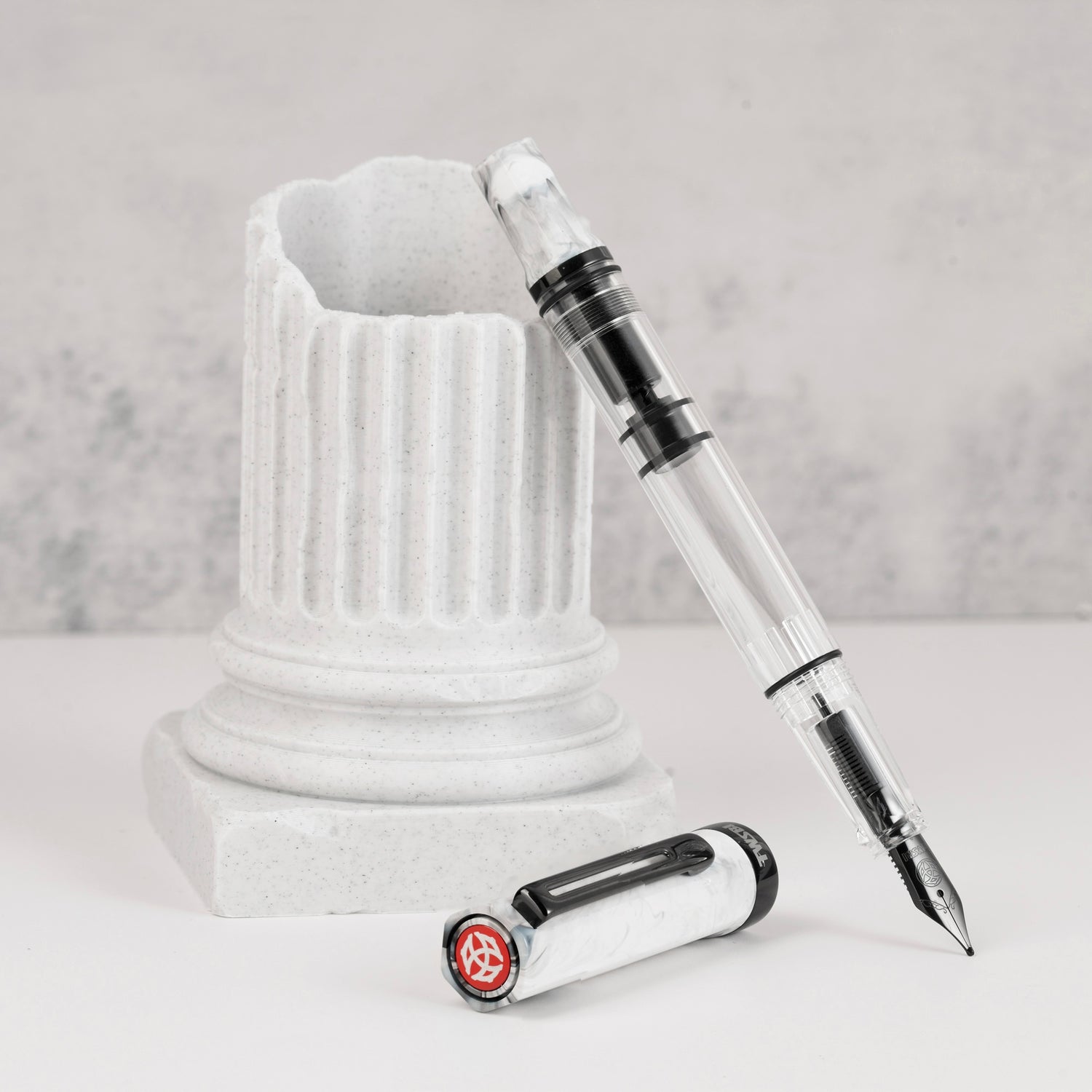 TWSBI ECO Carrara & Onyx Fountain Pen