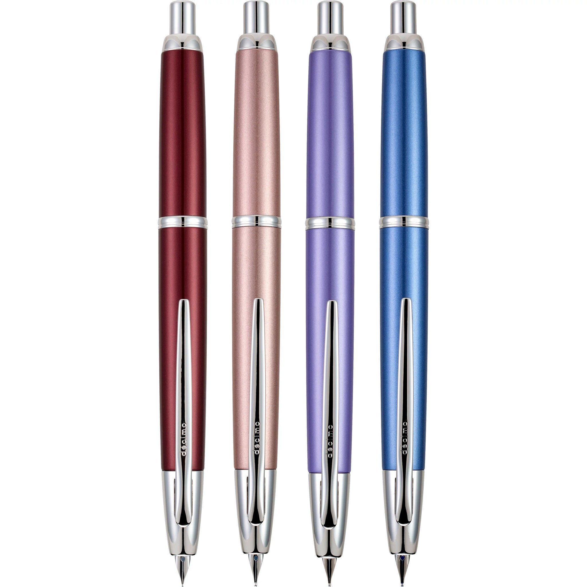 PILOT CAPLESS decimo 20colors Silver 細字 pilot_capless_decimo_grey_foun