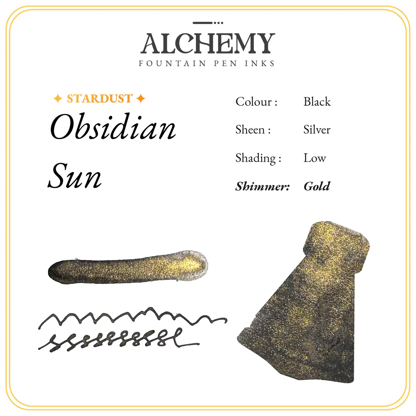 Endless Alchemy Obsidian Sun Ink