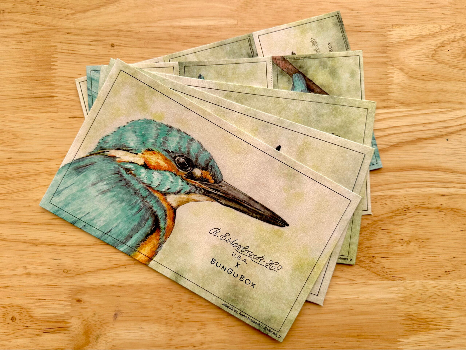 Esterbrook x BUNGU Box Kingfisher Edition Blotter Paper