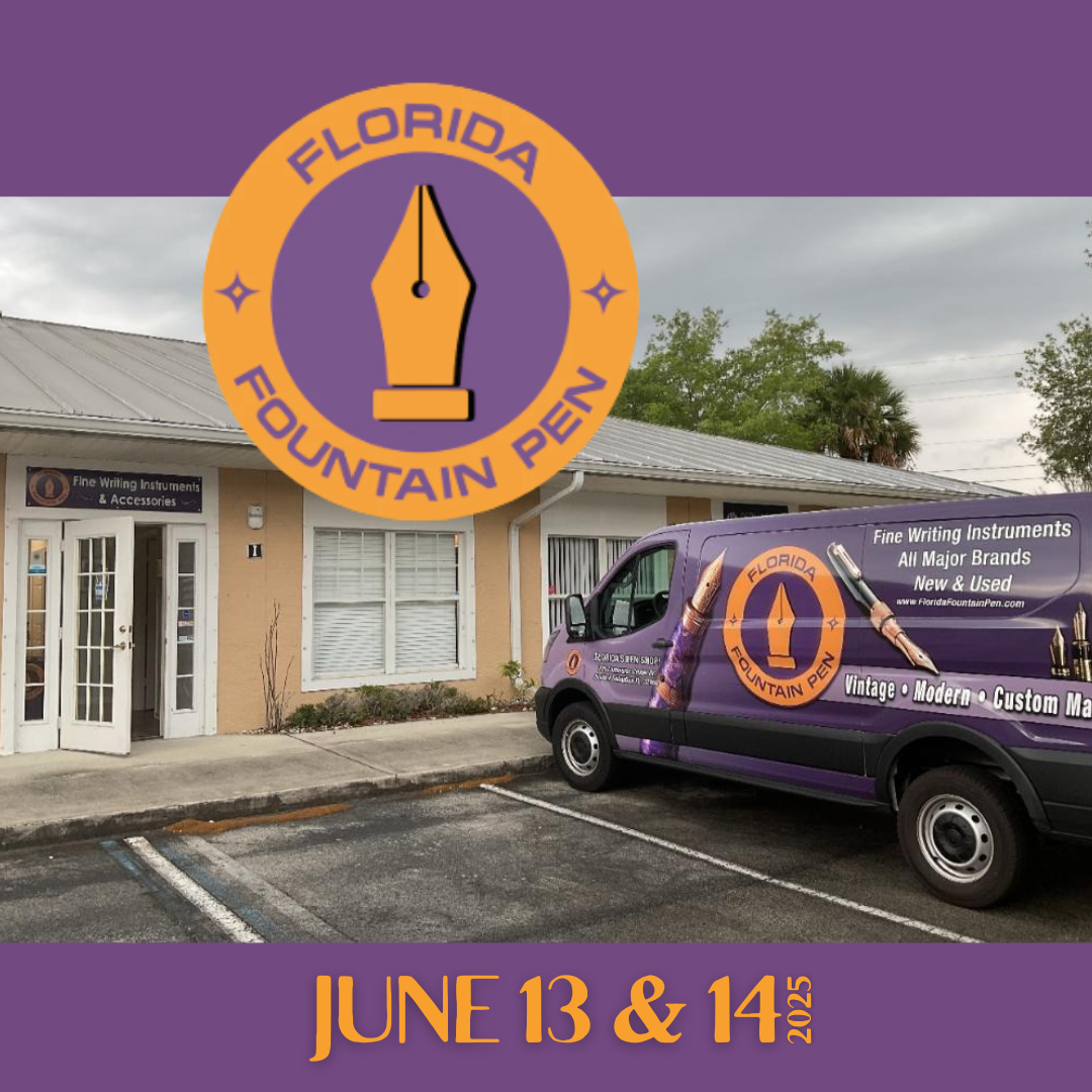 Pen Show Appointments - Florida Fountain Pen - June 13 -14, 2024