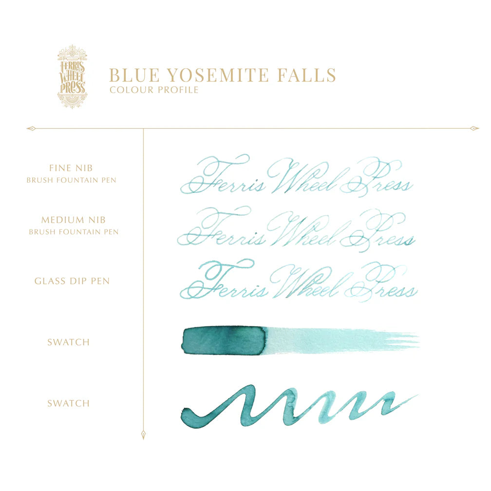 Ferris Wheel Press - Blue Yosemite Falls