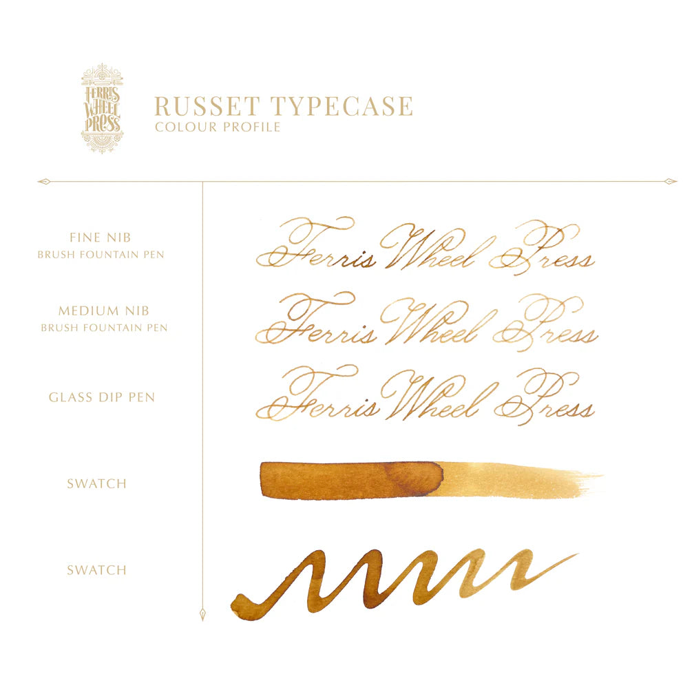 Ferris Wheel Press - Russet Typecase
