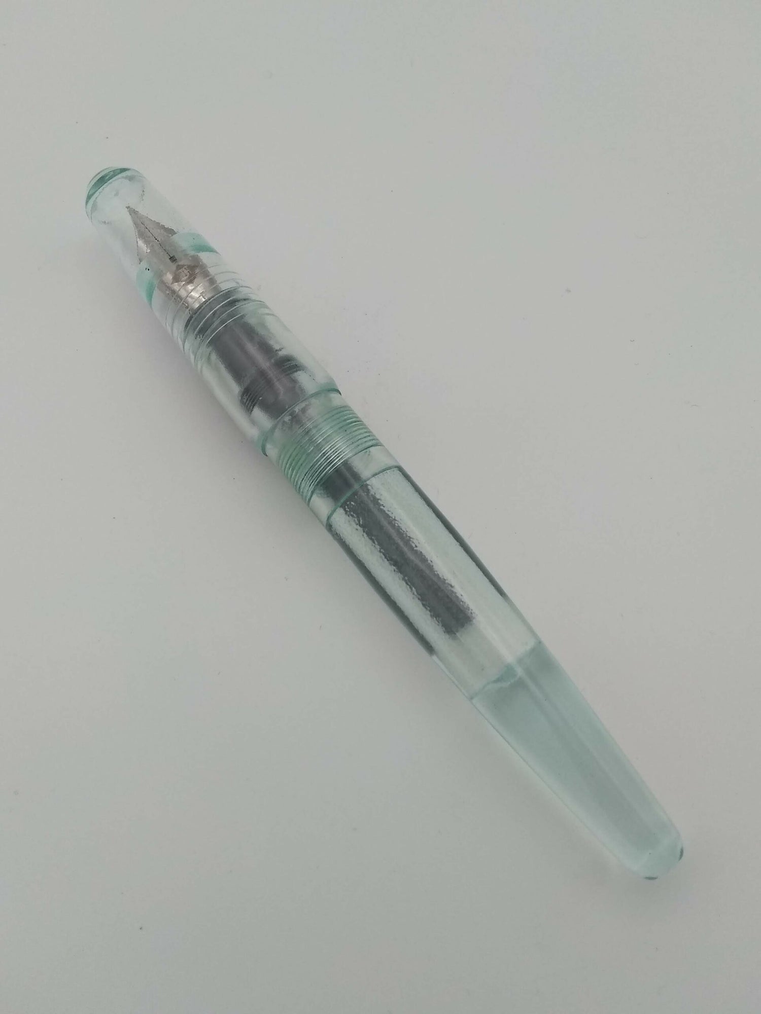 Franklin Christoph Pocket 66 Clear - Fine Sig Steel Nib