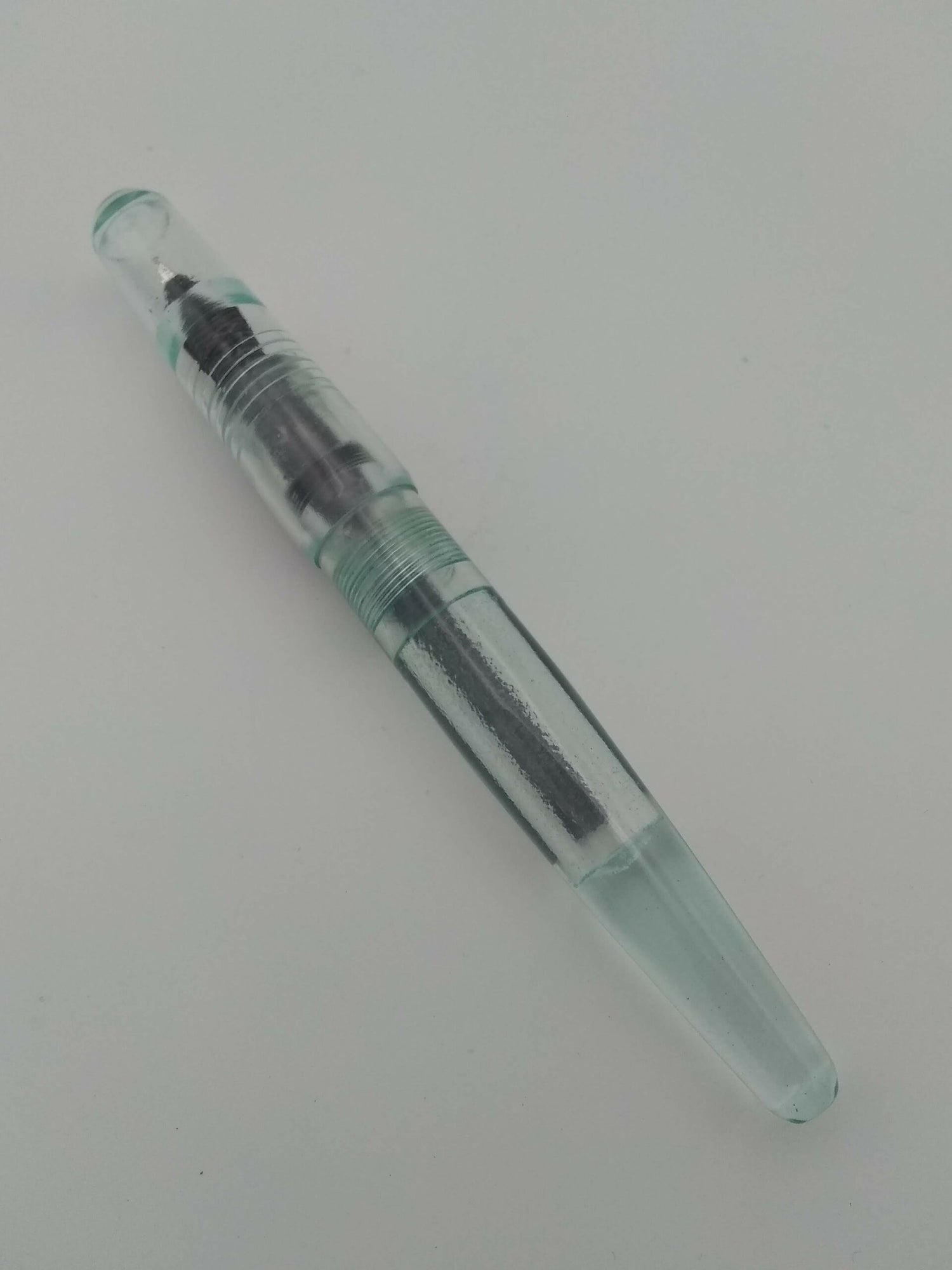 Franklin Christoph Pocket 66 Clear - Fine Sig Steel Nib