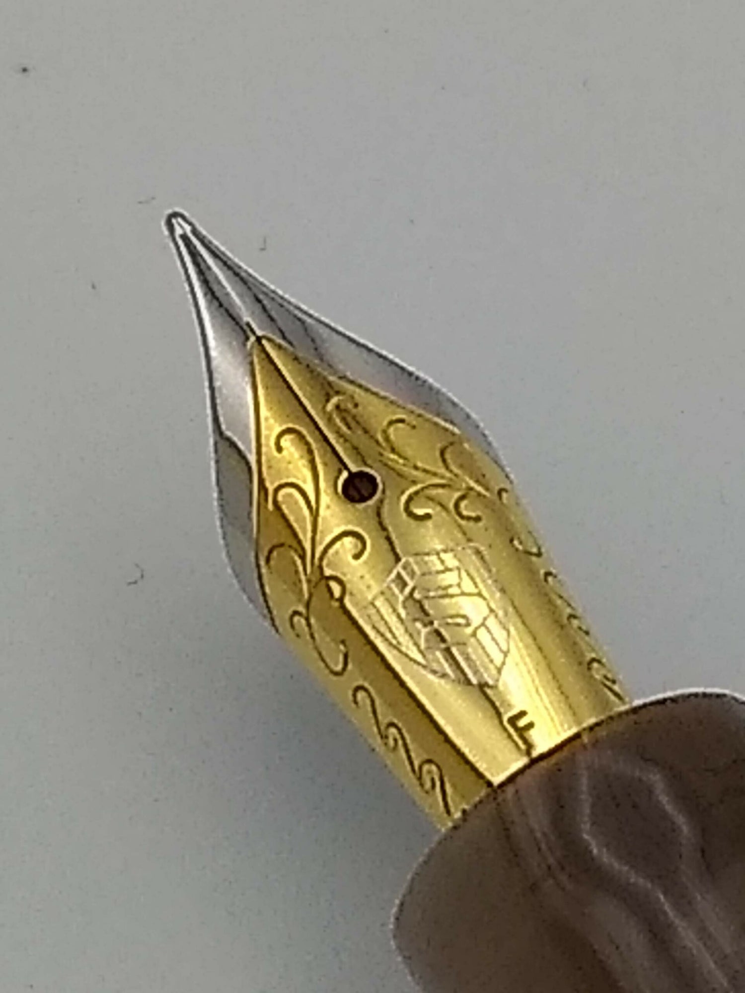 Scriptorium Aeterna Cafe au Lait - Fine Steel Nib