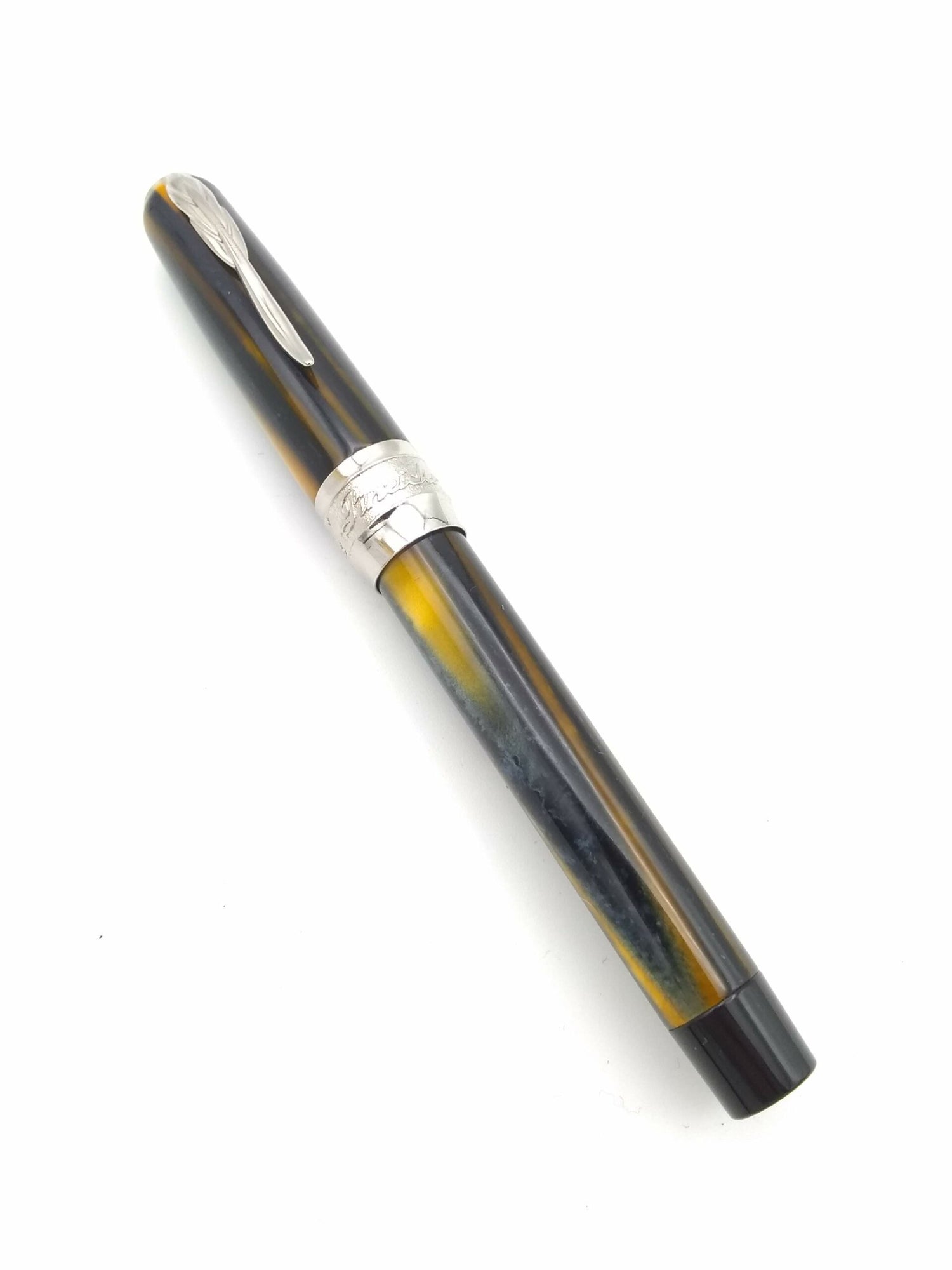 Pineider La Grande Bellezza Yellow & Blue - 14k Fine Nib