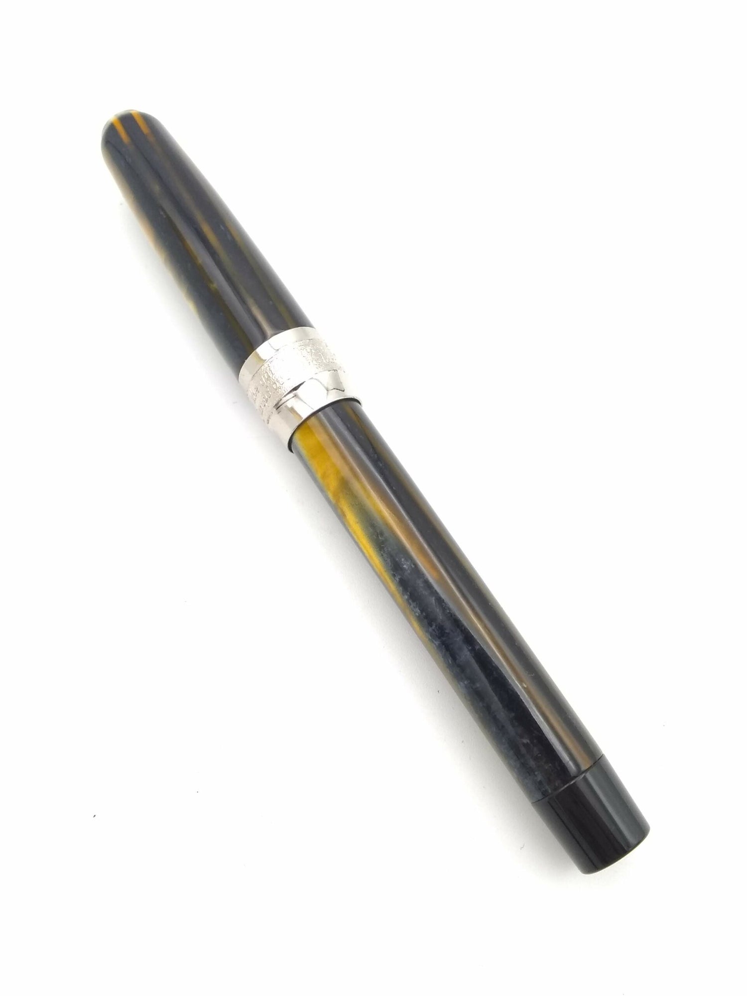 Pineider La Grande Bellezza Yellow & Blue - 14k Fine Nib