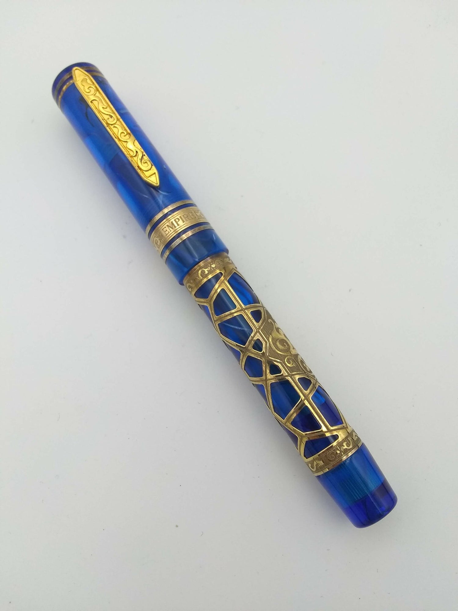 Visconti Empire Blue - 18k Medium & Ballpoint Set