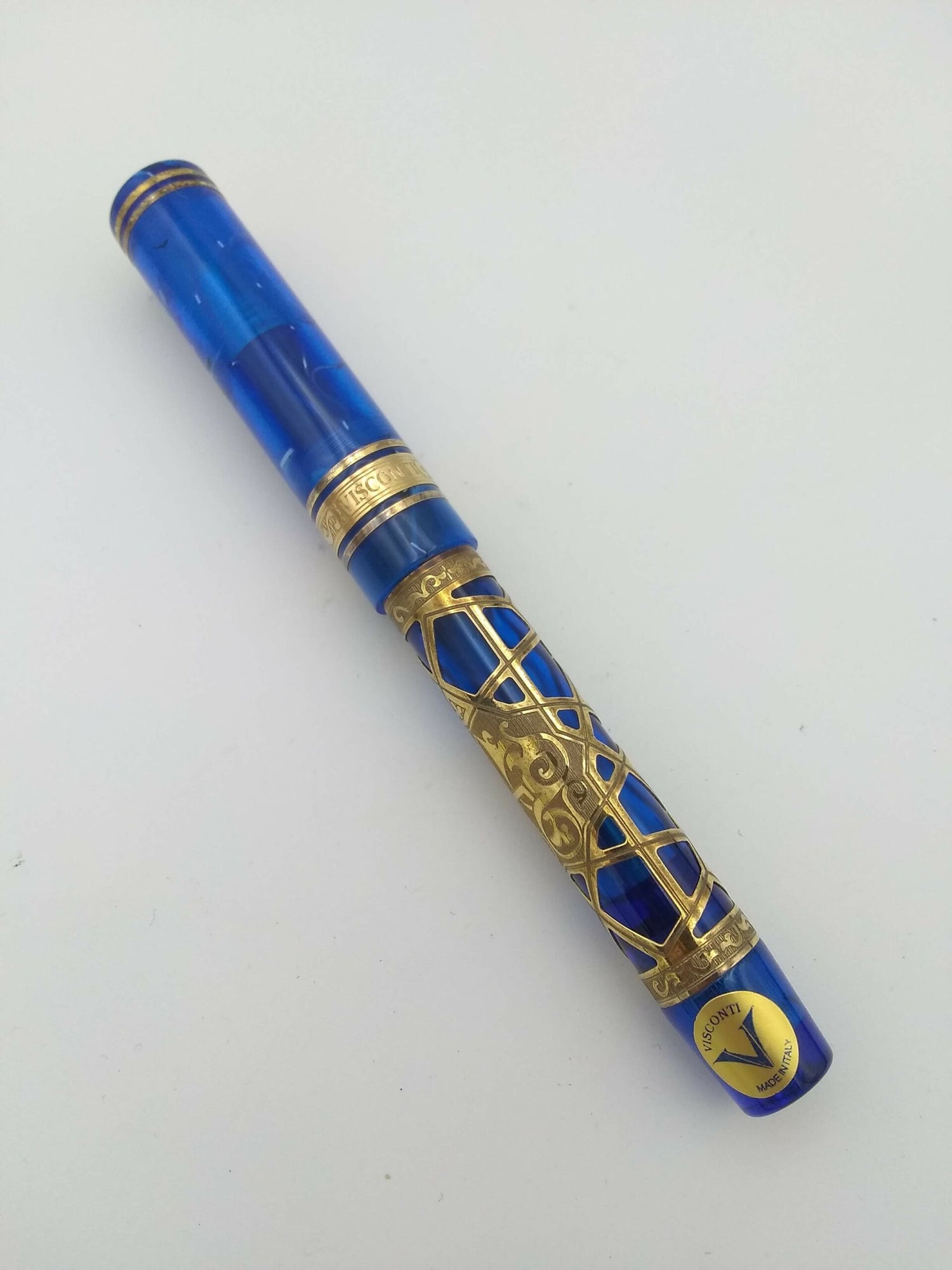 Visconti Empire Blue - 18k Medium & Ballpoint Set