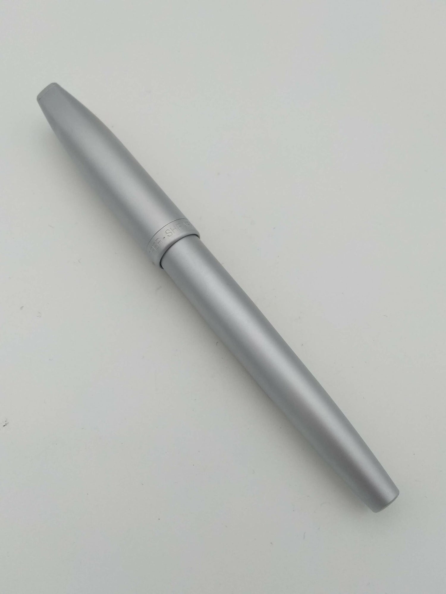 Sheaffer Grey Fountain Pen - Medium Steel Nib