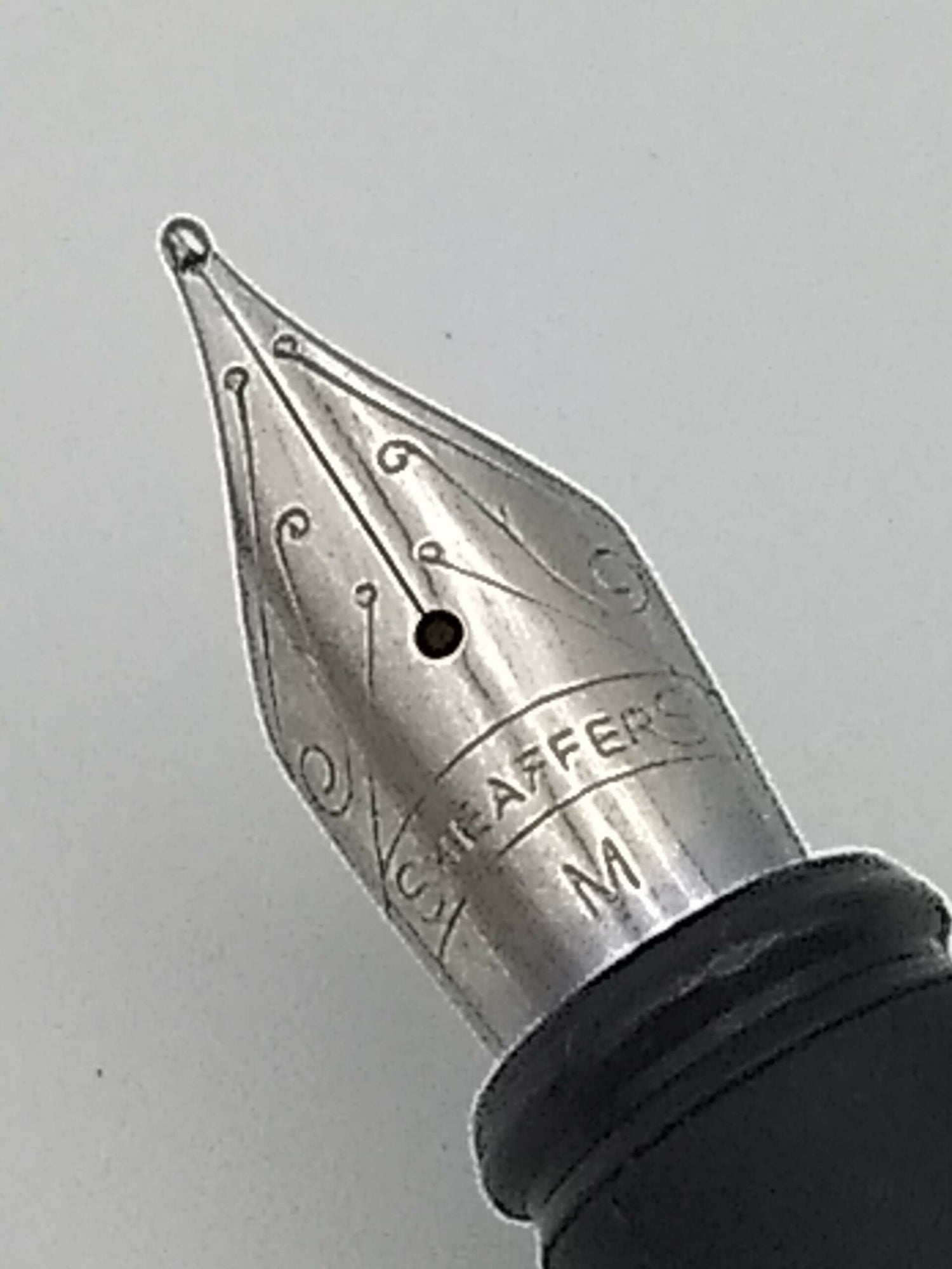 Sheaffer Grey Fountain Pen - Medium Steel Nib