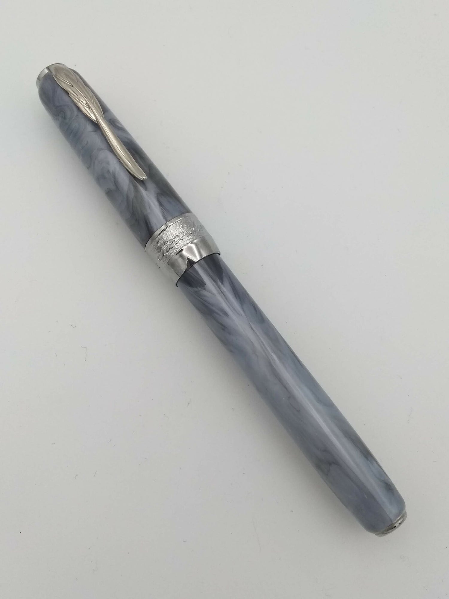 Pineider Full Metal Jacket Grey - Medium Steel Nib