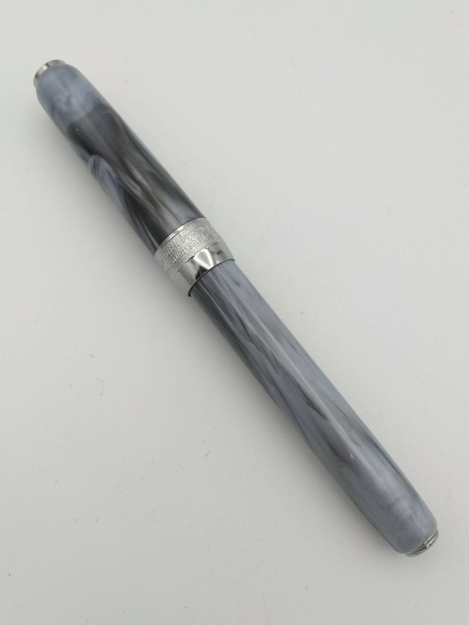 Pineider Full Metal Jacket Grey - Medium Steel Nib