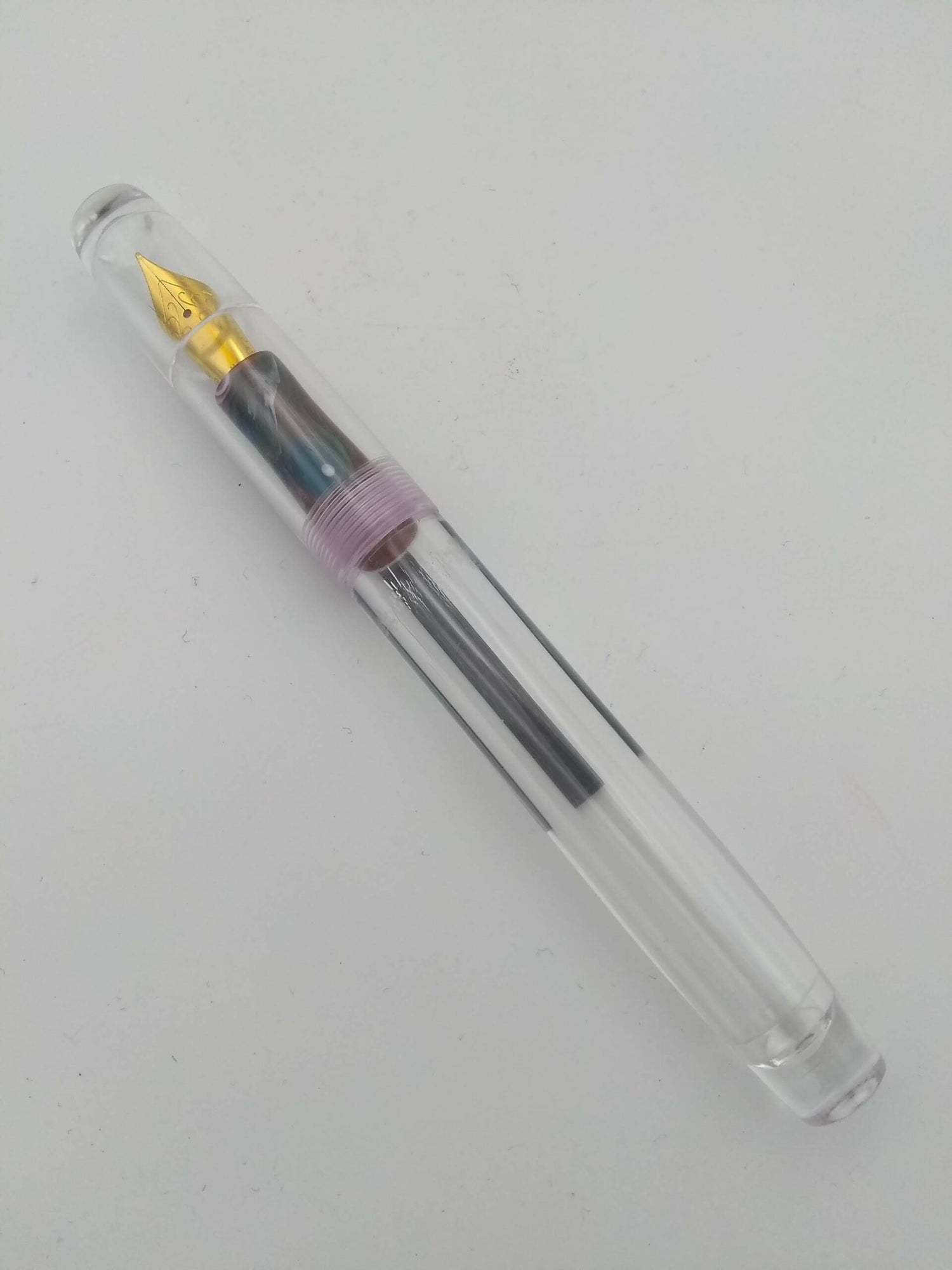 Mythic Pens Clear Fountain Pen - Medium Steel Nib