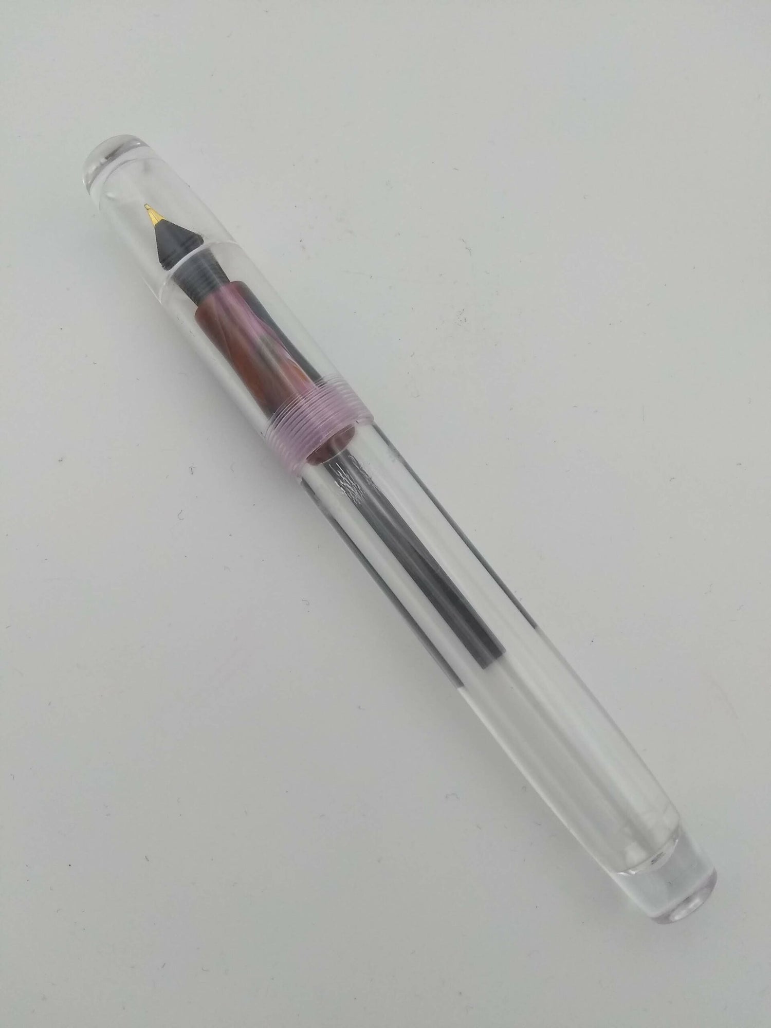 Mythic Pens Clear Fountain Pen - Medium Steel Nib