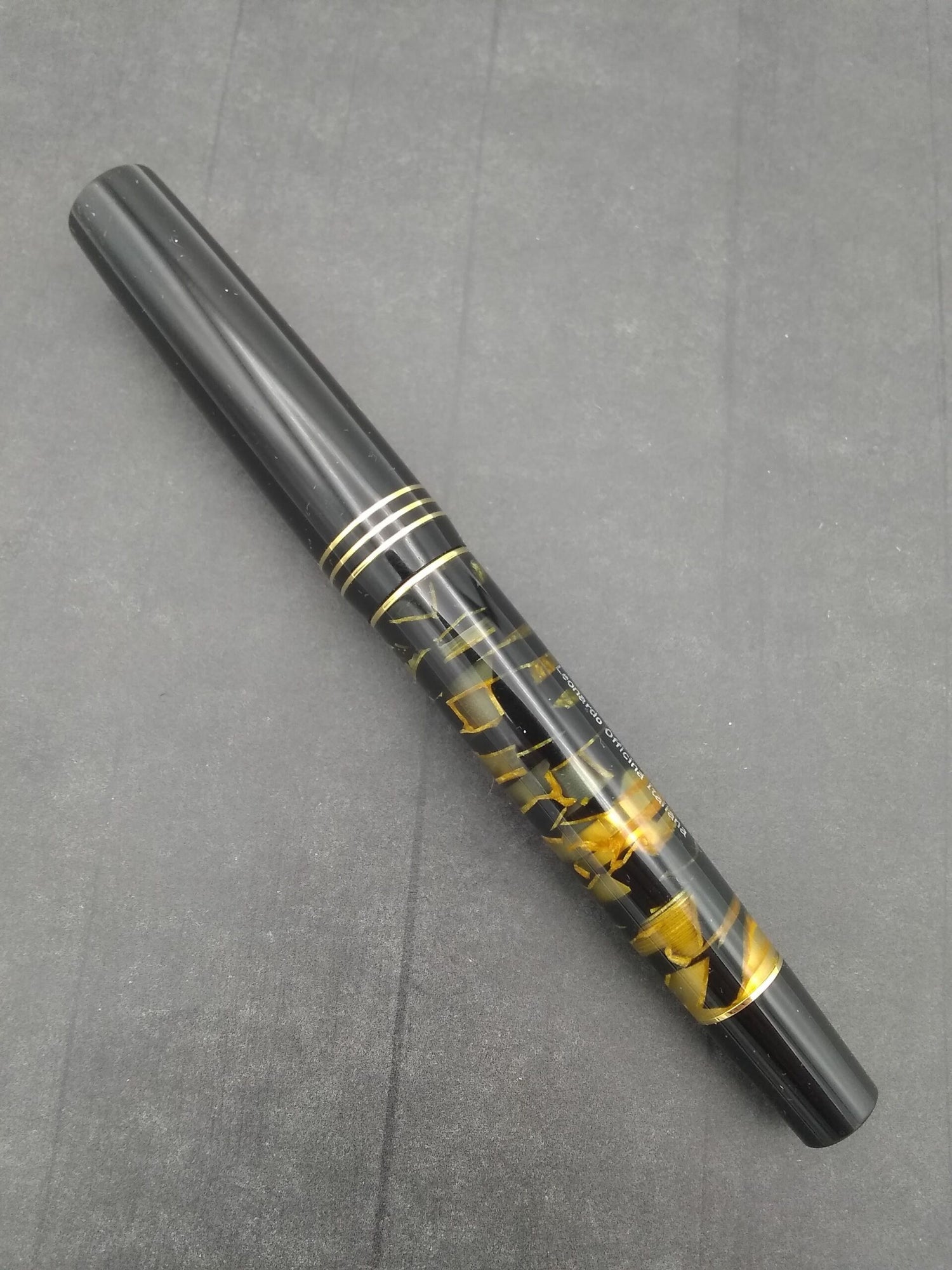 Leonardo MZG Black Lucens Celluloid - 