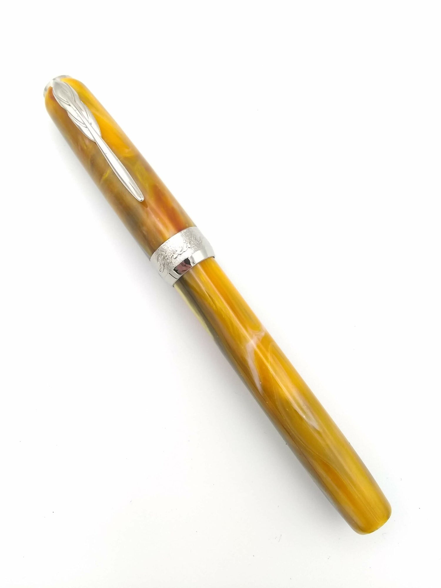 Pineider La Grande Bellezza Tiger Yellow - 14k Fine Nib