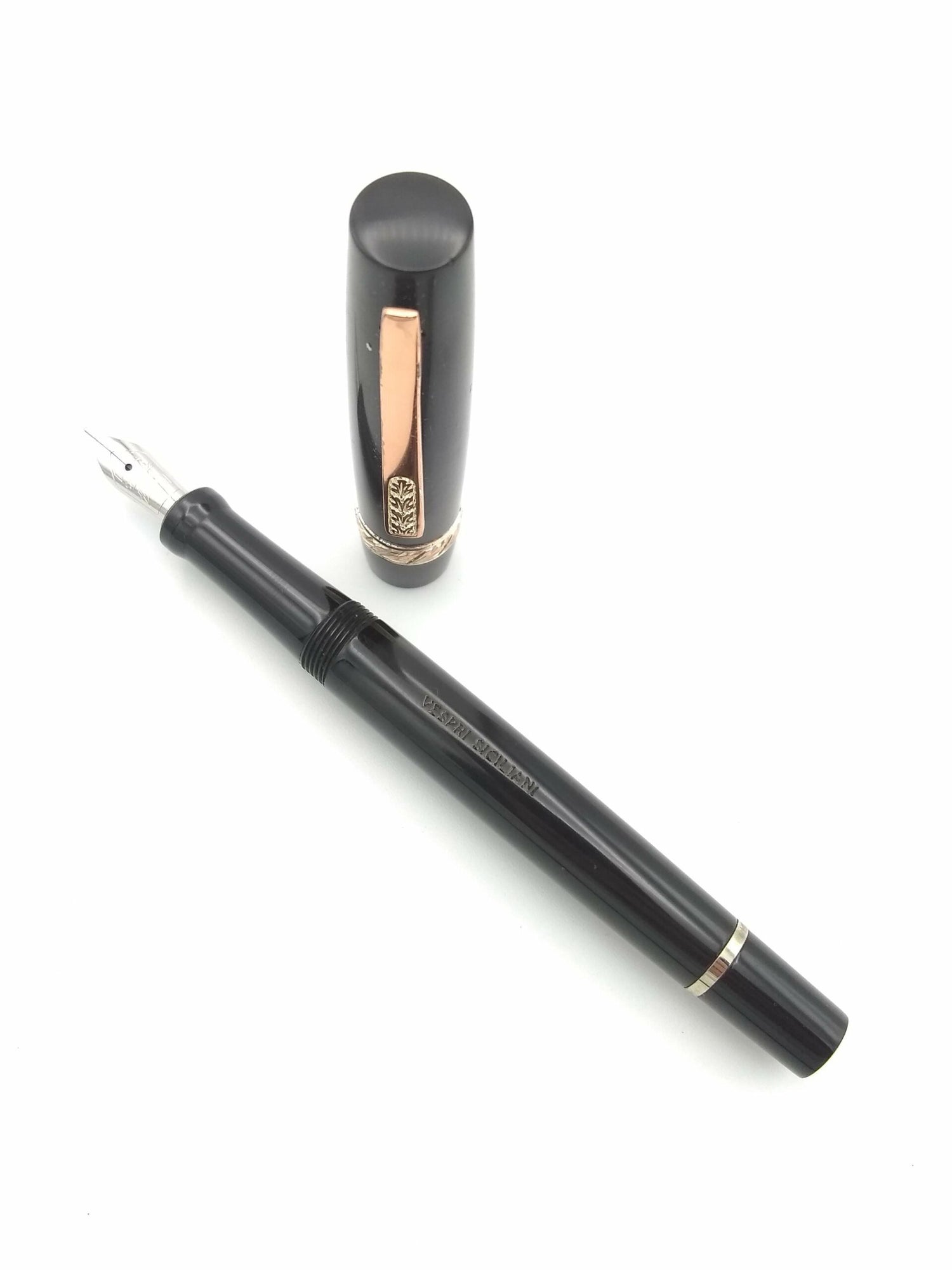 Stipula Vespri Siciliani Black - Stub Steel Nib