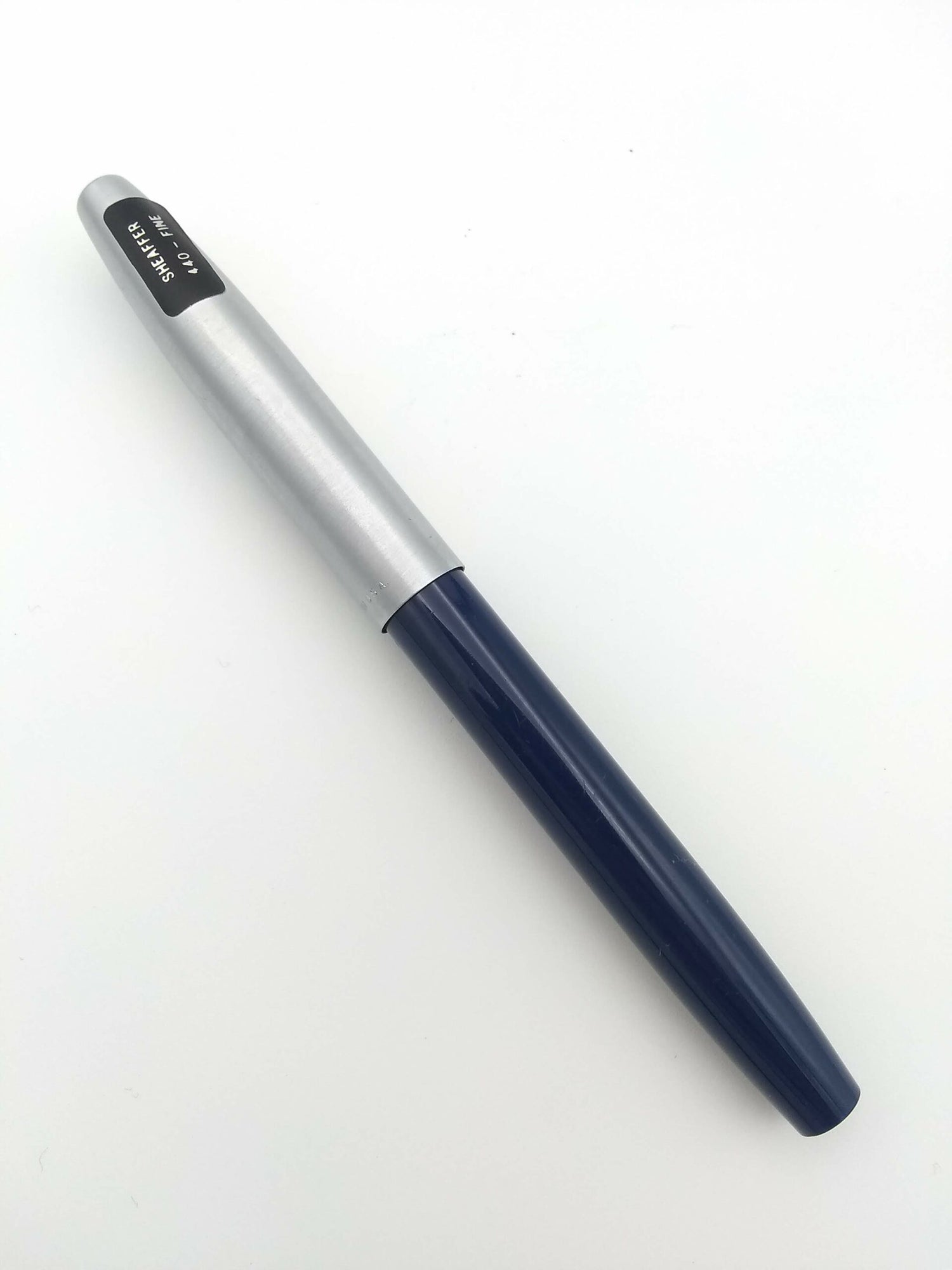 Sheaffer 440 Blue & Silver - Fine Steel Nib